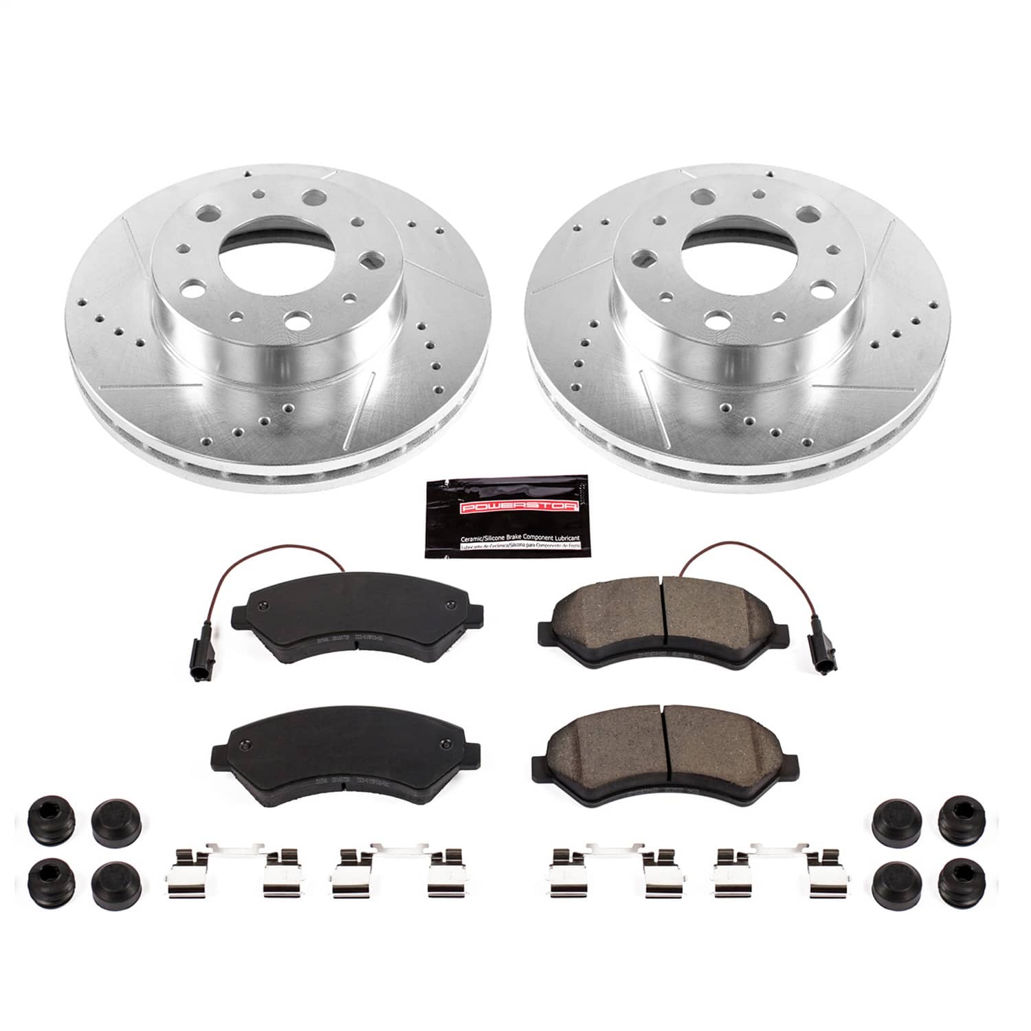 Power Stop - K7303 - Front - Disc Brake Pad and Rotor Kit