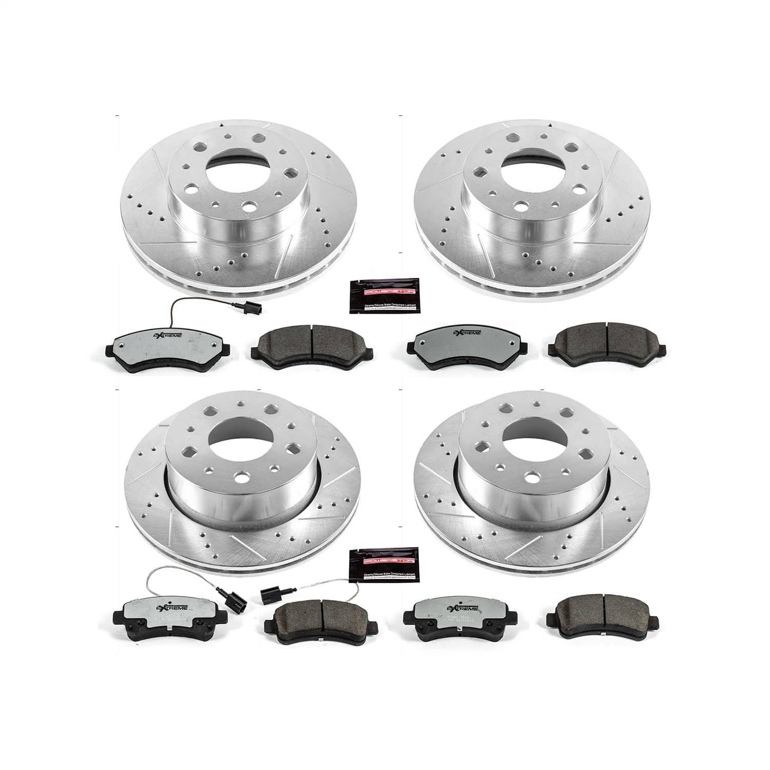Power Stop - K7304-36 - Front and Rear - Disc Brake Pad and Rotor Kit
