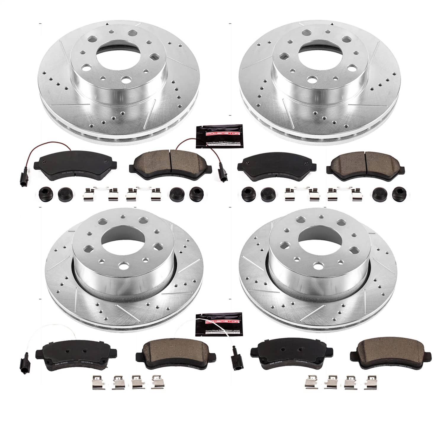 Power Stop - K7305 - Front and Rear - Disc Brake Pad and Rotor Kit