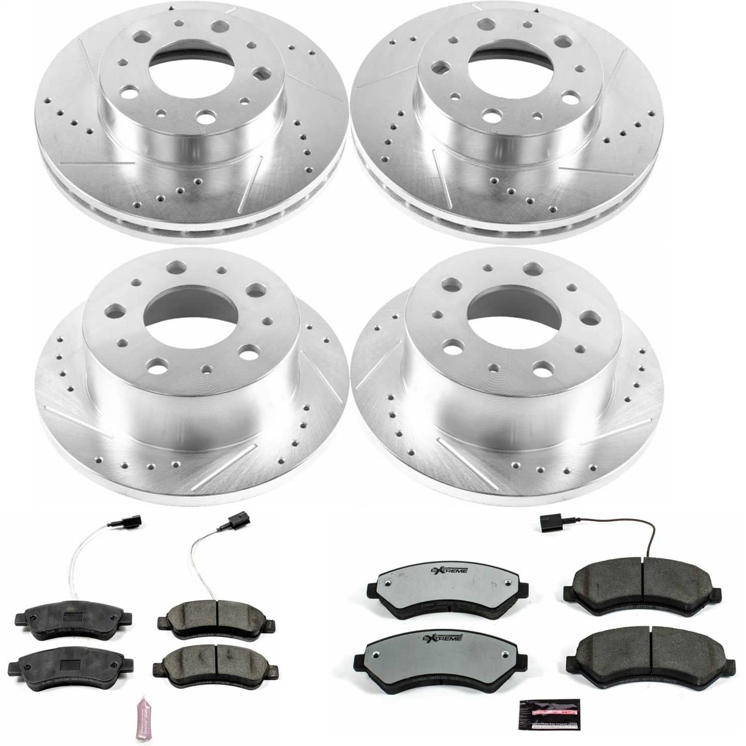 Power Stop - K7308-36 - Front and Rear - Disc Brake Pad and Rotor Kit