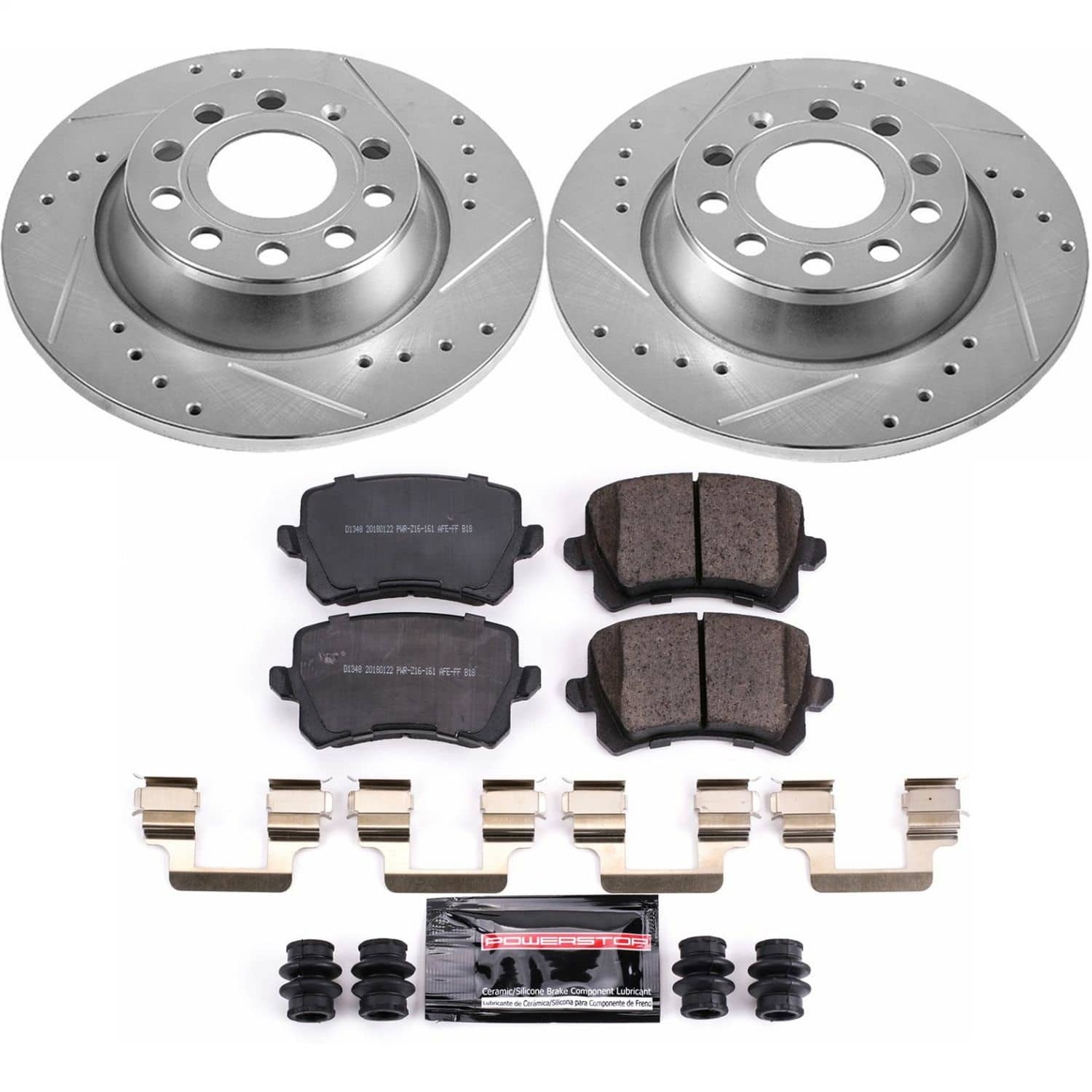 Power Stop - K7324 - Rear - Disc Brake Pad and Rotor Kit