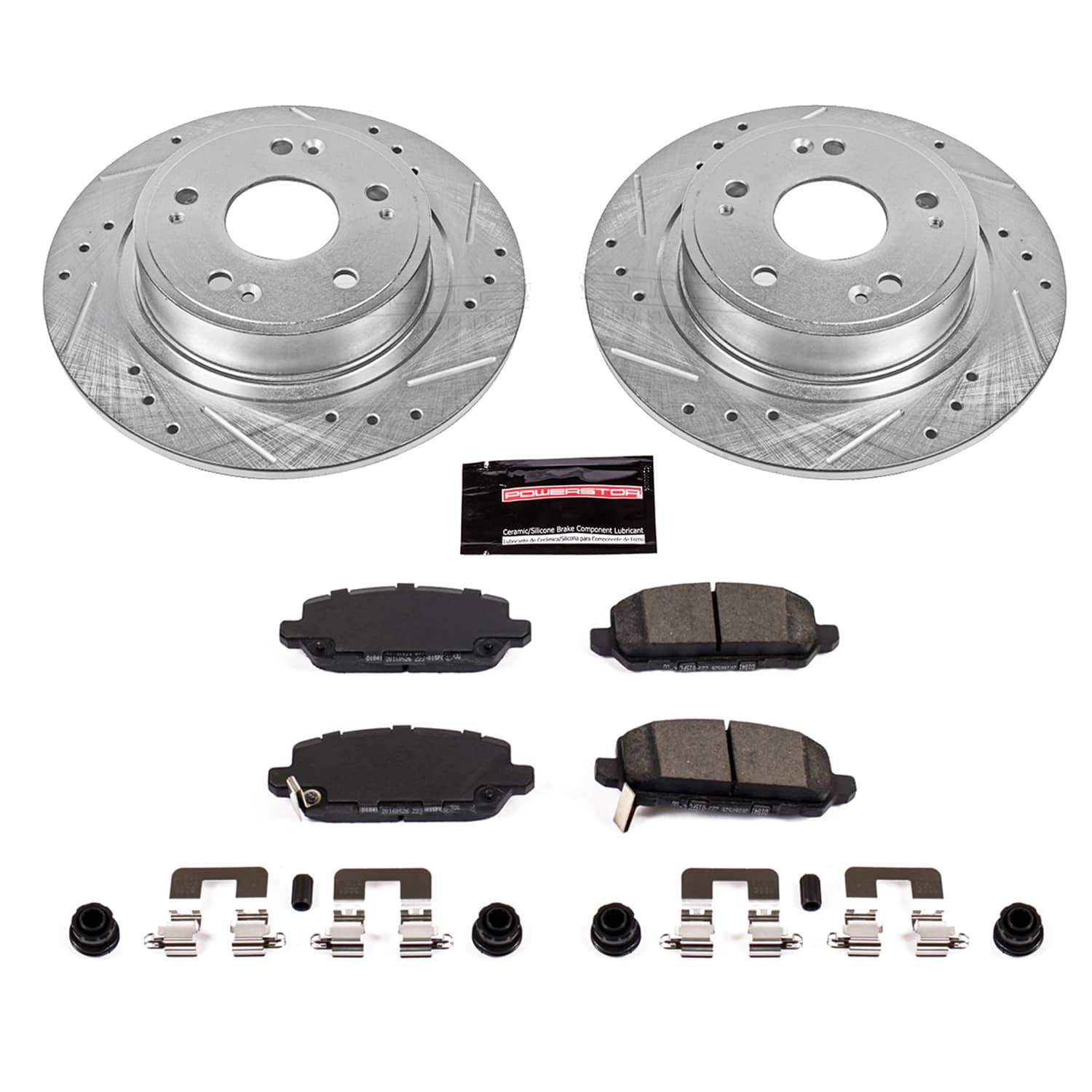 Power Stop - K7340 - Rear - Disc Brake Pad and Rotor Kit