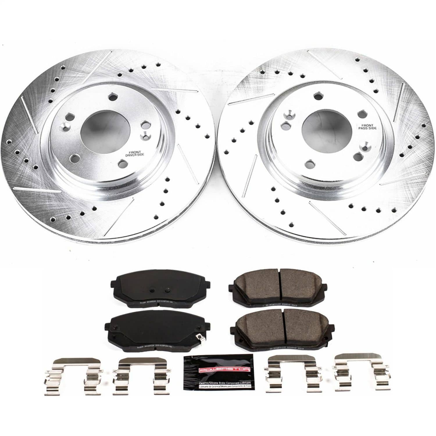 Power Stop - K7353 - Front - Disc Brake Pad and Rotor Kit