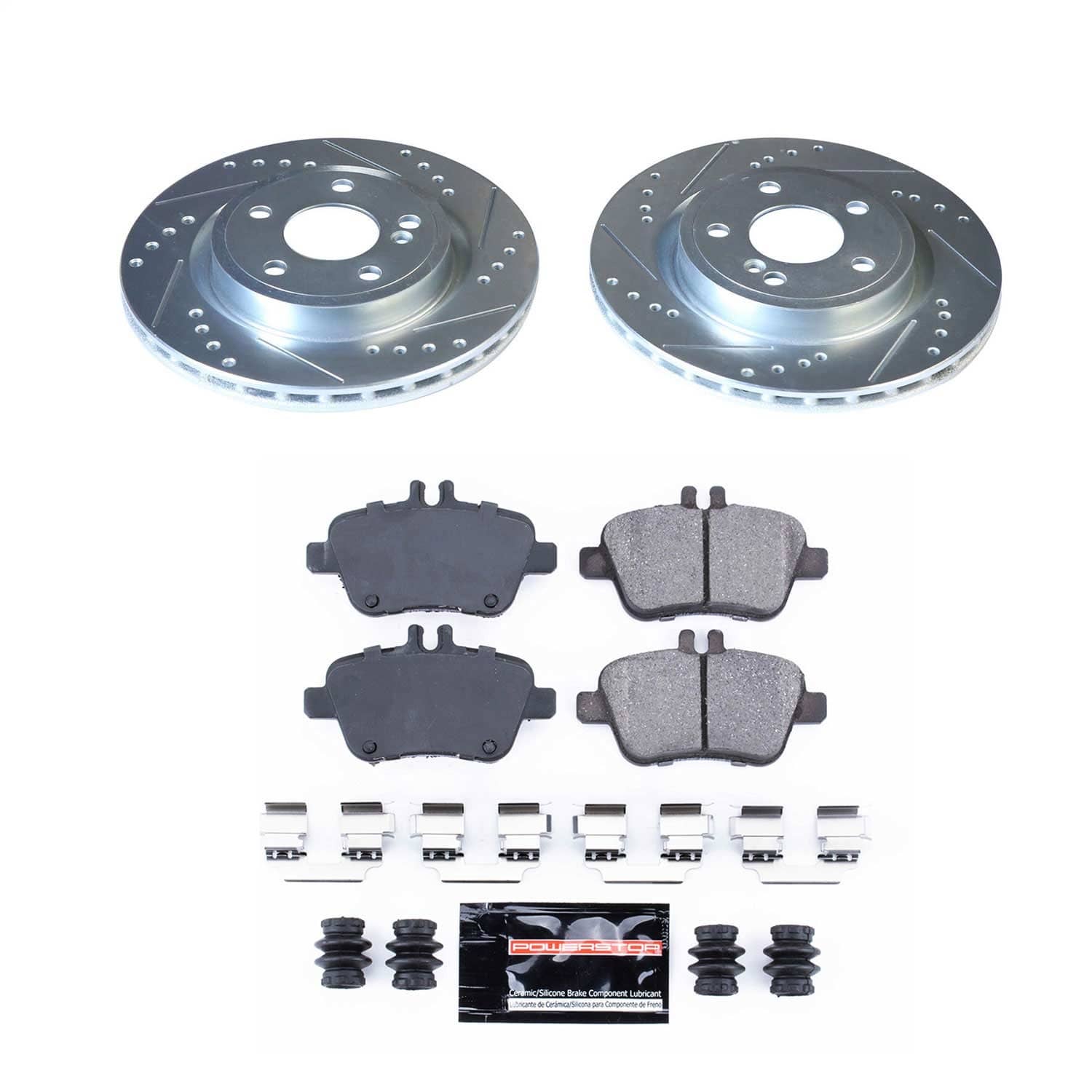 Power Stop - K7378 - Rear - Disc Brake Pad and Rotor Kit