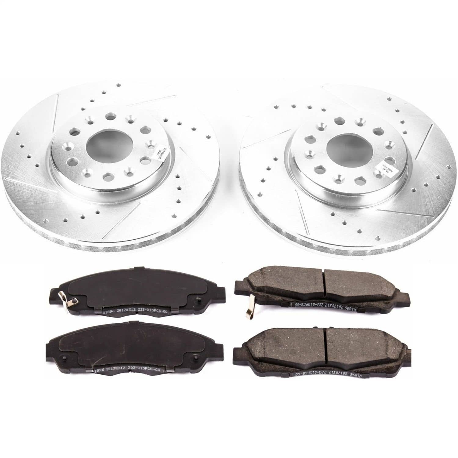 Power Stop - K7409 - Front - Disc Brake Pad and Rotor Kit