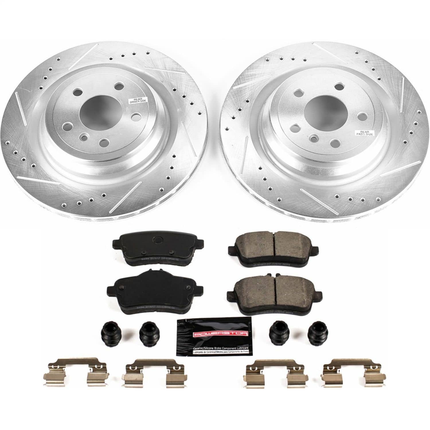 Power Stop - K7438 - Rear - Disc Brake Pad and Rotor Kit