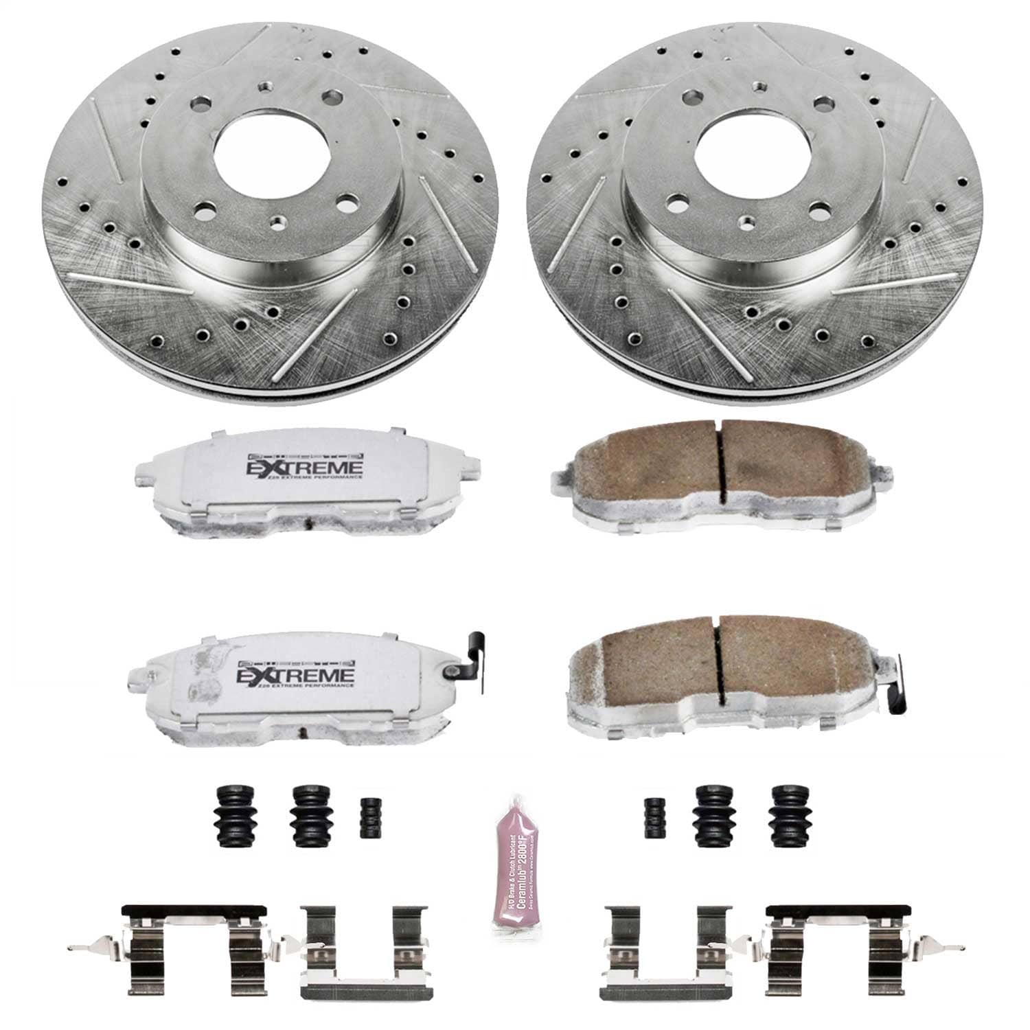 Power Stop - K749-26 - Front - Disc Brake Pad and Rotor Kit
