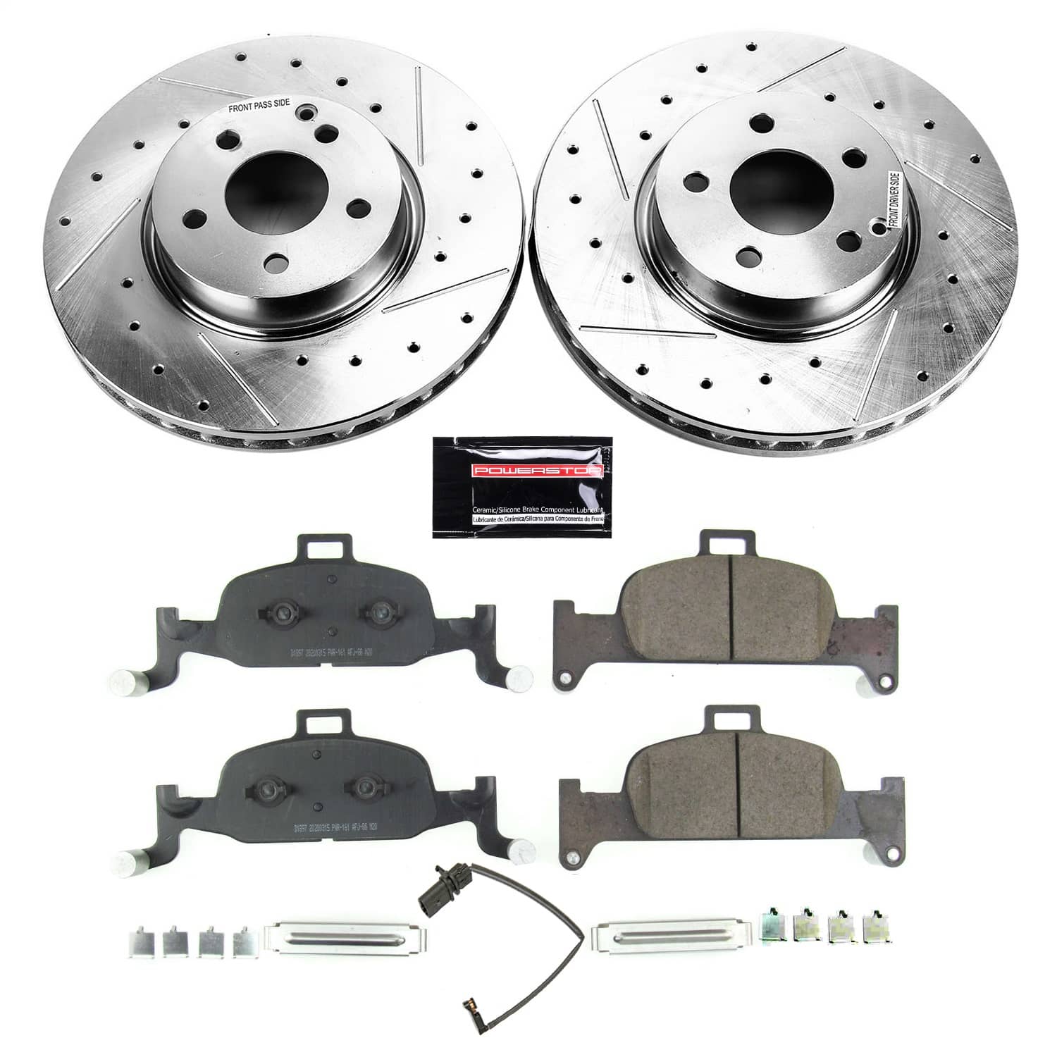 Power Stop - K7648 - Front - Disc Brake Pad and Rotor Kit