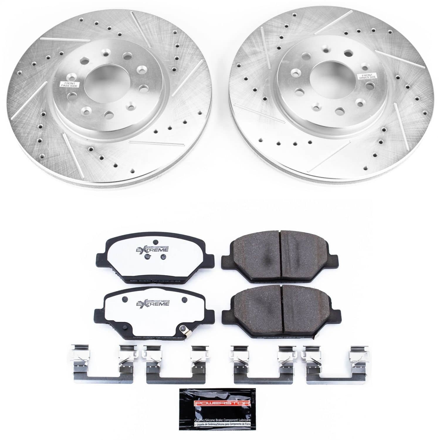 Power Stop - K7661-26 - Front - Disc Brake Pad and Rotor Kit