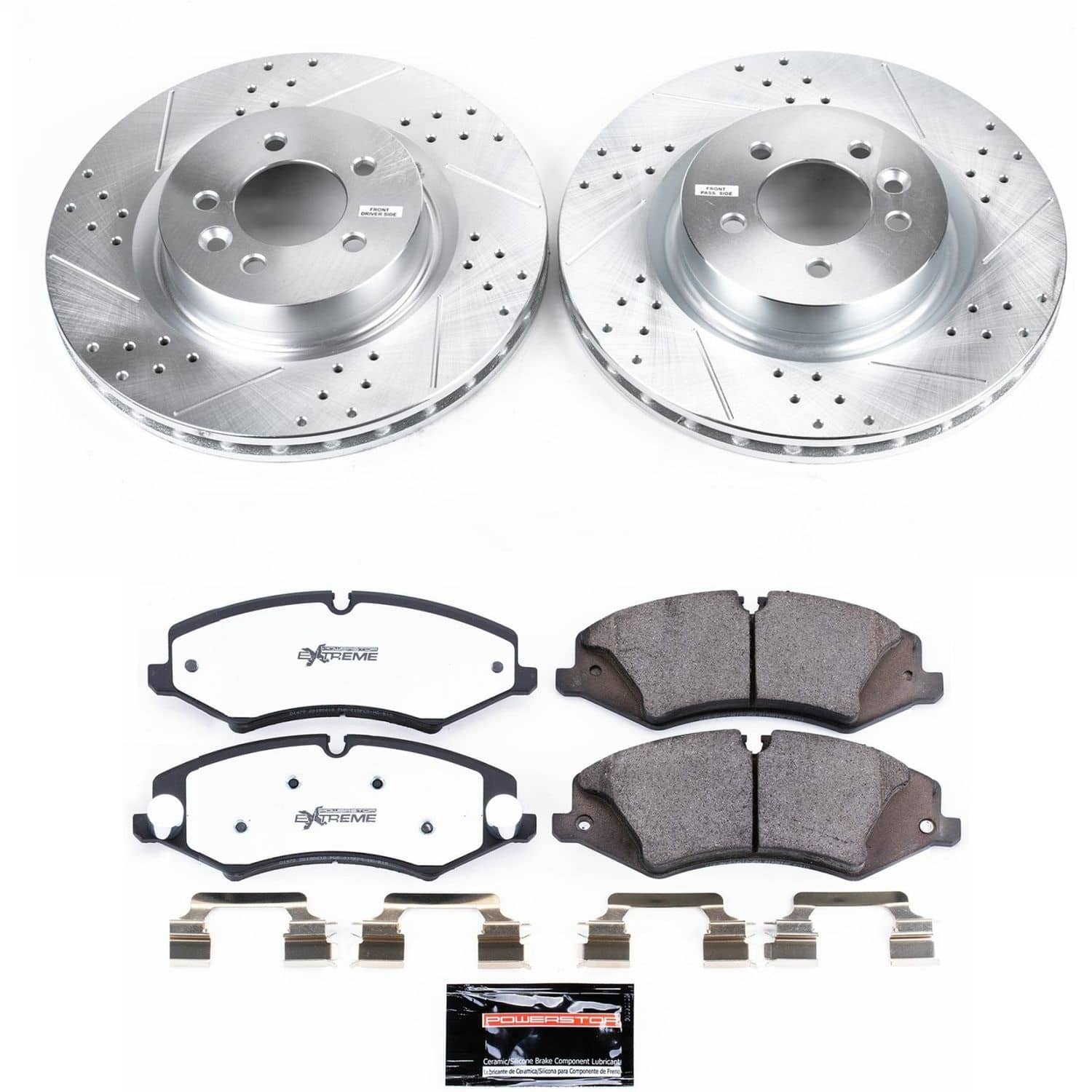 Power Stop - K7683-36 - Front - Disc Brake Pad and Rotor Kit