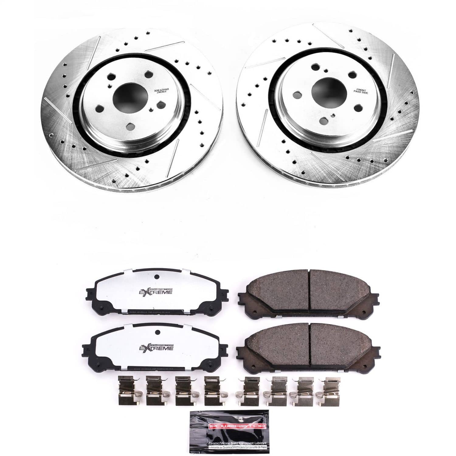 Power Stop - K7688-36 - Front - Disc Brake Pad and Rotor Kit