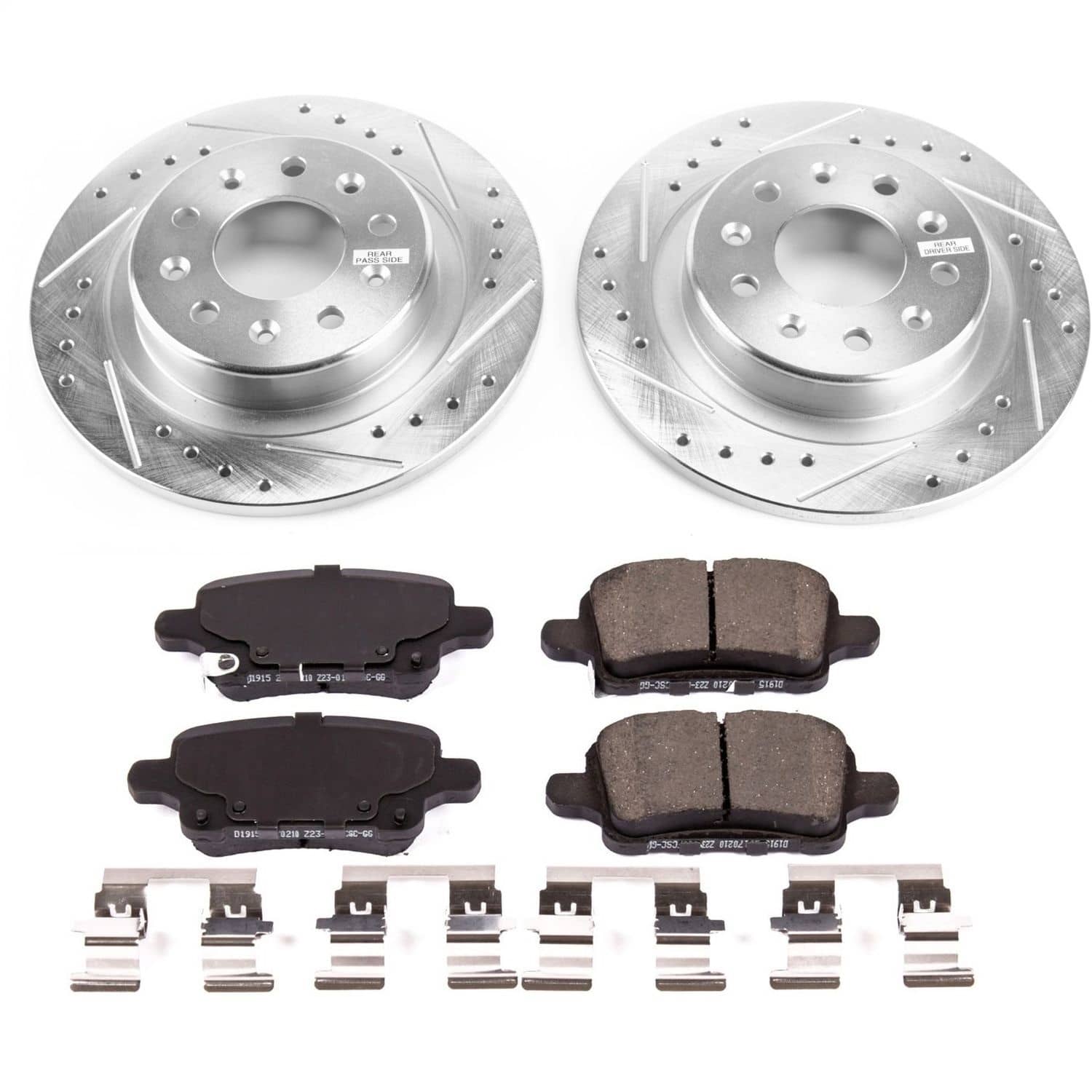 Power Stop - K7721 - Rear - Disc Brake Pad and Rotor Kit