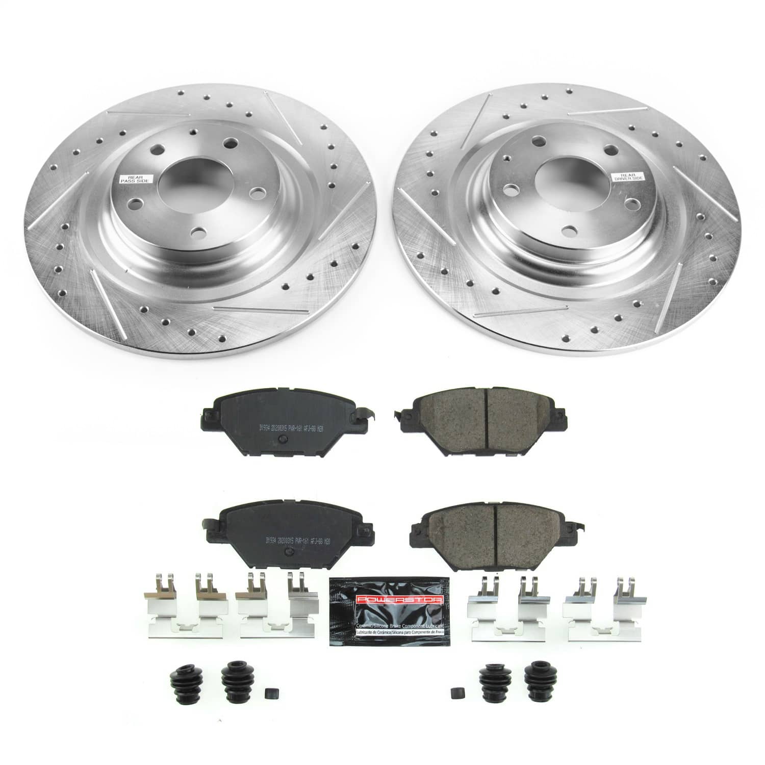 Power Stop - K7742 - Rear - Disc Brake Pad and Rotor Kit