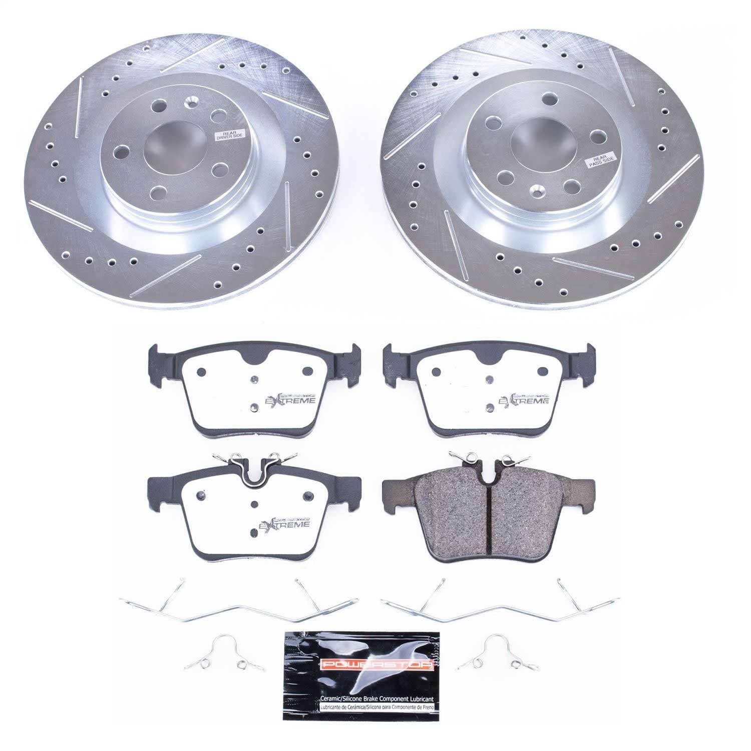 Power Stop - K7757-36 - Rear - Disc Brake Pad and Rotor Kit