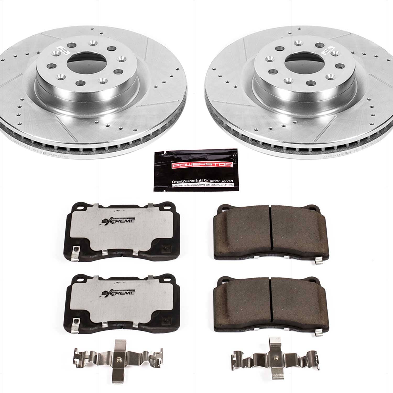 Power Stop - K7777-26 - Front - Disc Brake Pad and Rotor Kit