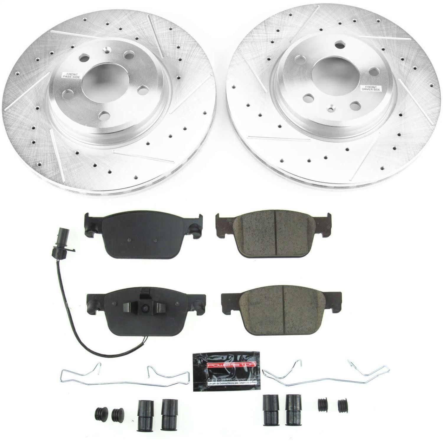 Power Stop - K7860 - Front - Disc Brake Pad and Rotor Kit
