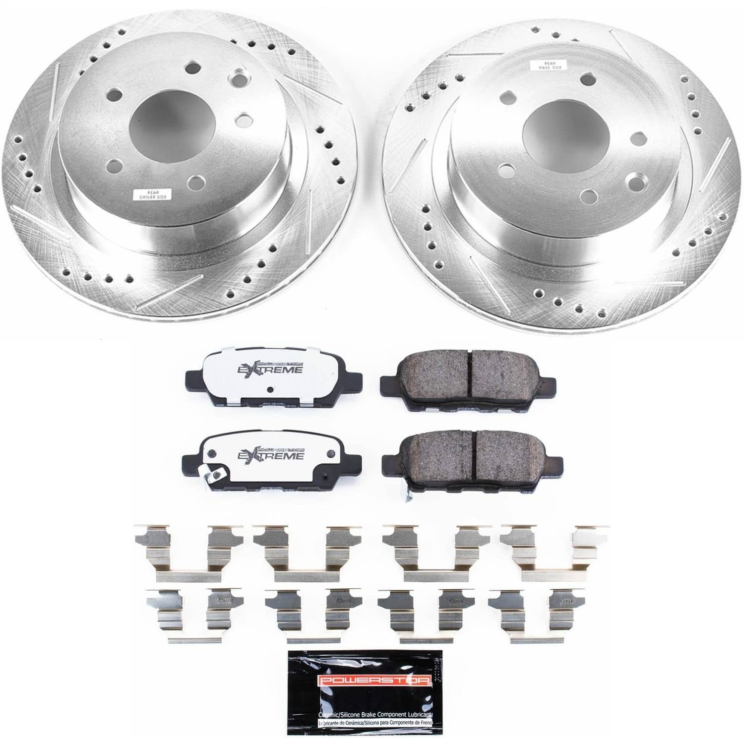 Power Stop - K7881-26 - Rear - Disc Brake Pad and Rotor Kit
