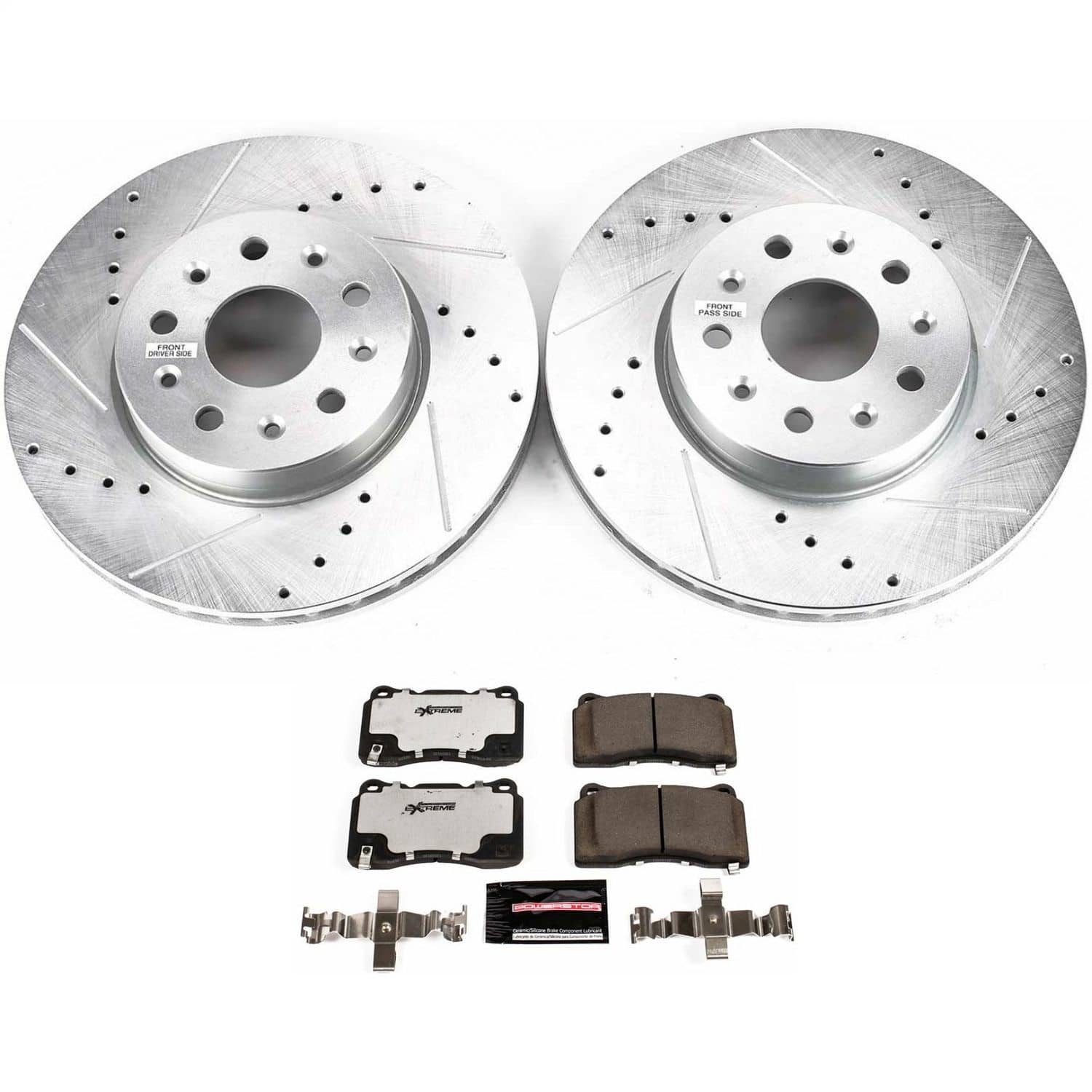 Power Stop - K7882-26 - Front - Disc Brake Pad and Rotor Kit
