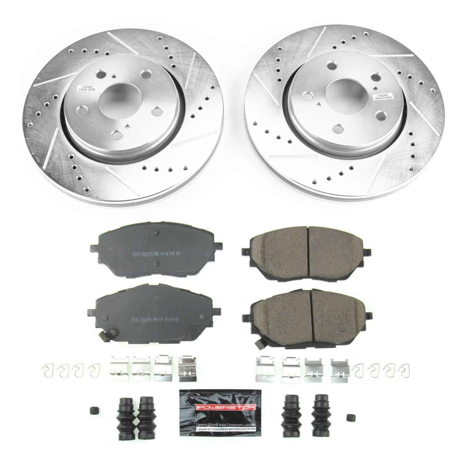 Power Stop - K7890 - Front - Disc Brake Pad and Rotor Kit