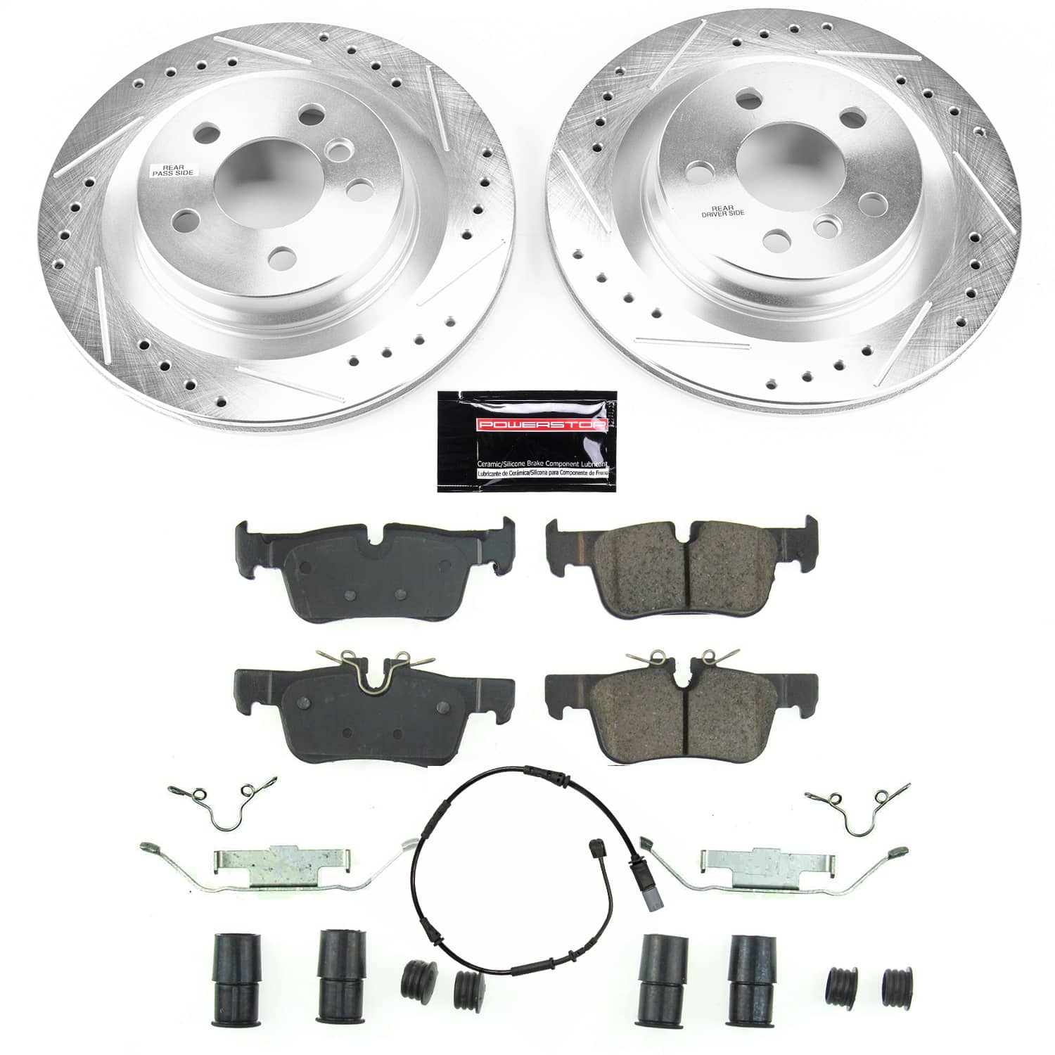 Power Stop - K7899 - Rear - Disc Brake Pad and Rotor Kit