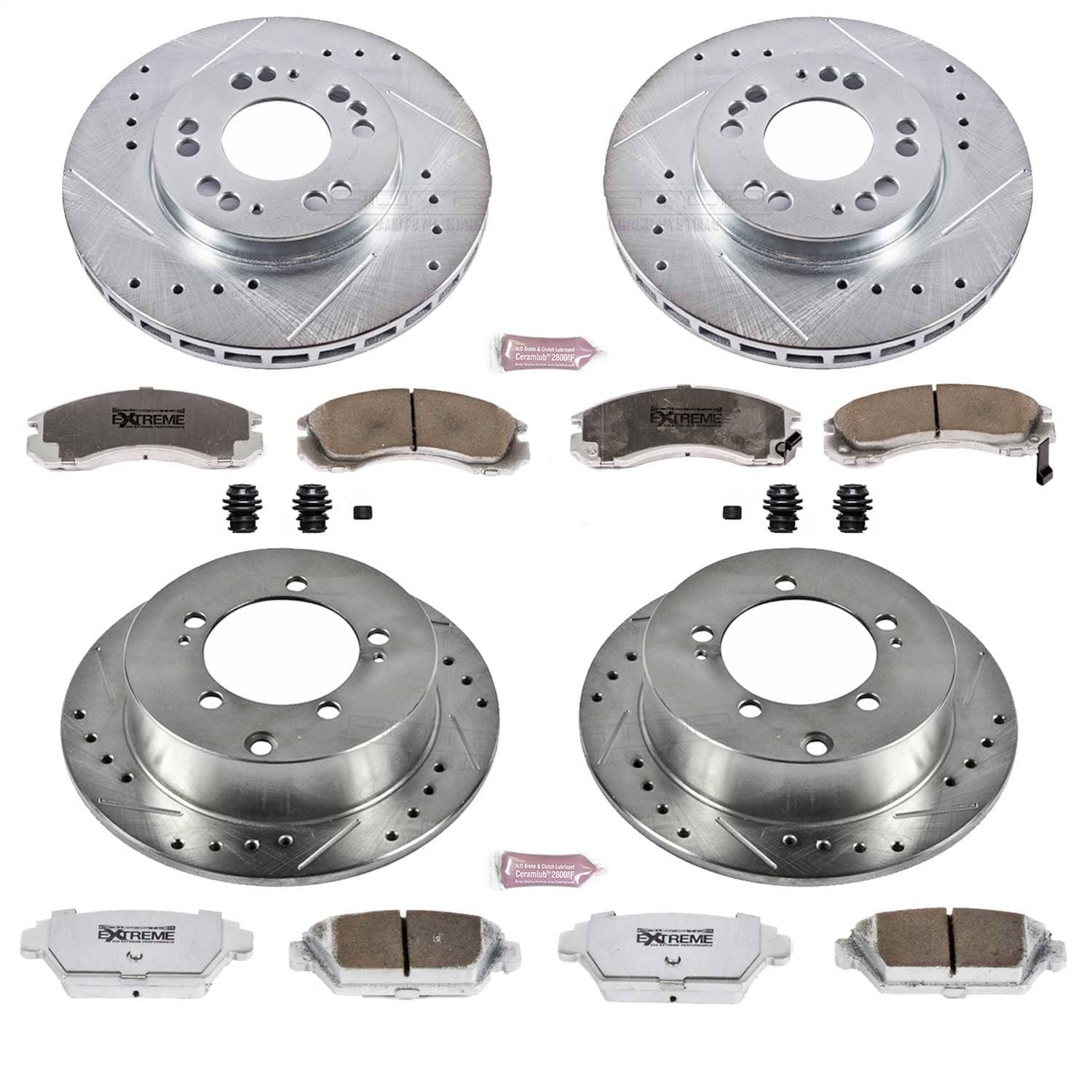 Power Stop - K799-26 - Front and Rear - Disc Brake Pad and Rotor Kit