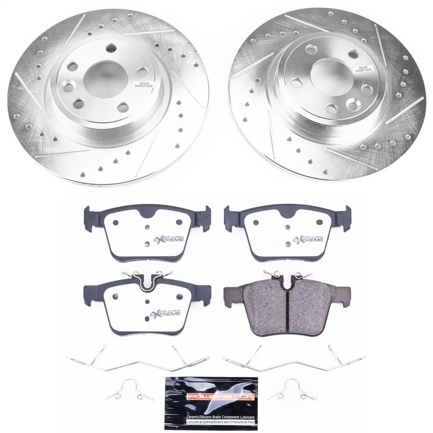 Power Stop - K7995-36 - Rear - Disc Brake Pad and Rotor Kit
