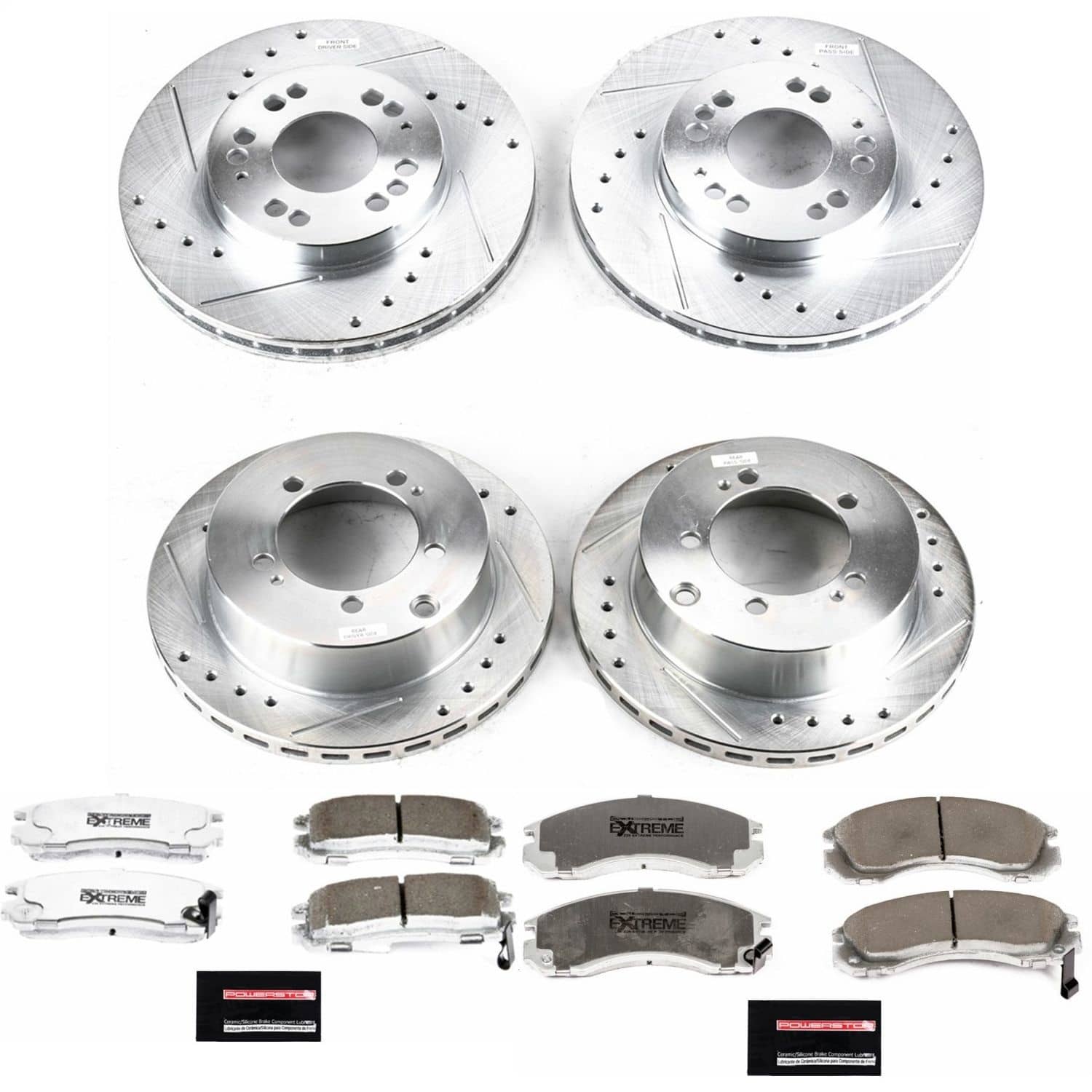 Power Stop - K800-26 - Front and Rear - Disc Brake Pad and Rotor Kit