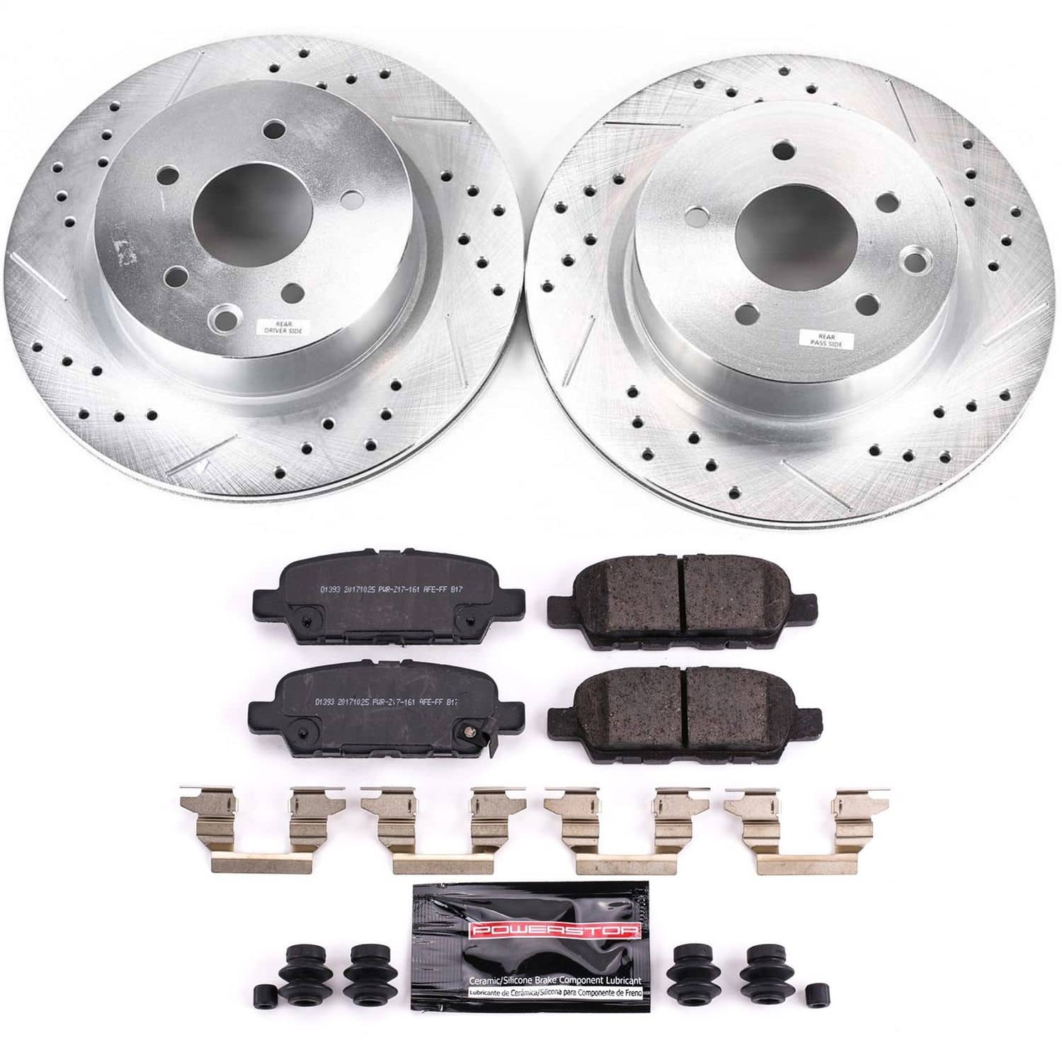 Power Stop - K8062 - Rear - Disc Brake Pad and Rotor Kit