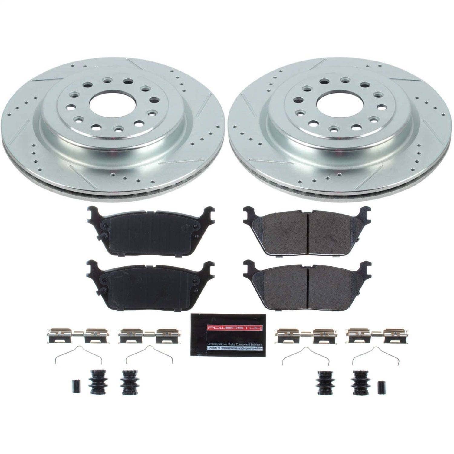 Power Stop - K8184 - Rear - Disc Brake Pad and Rotor Kit