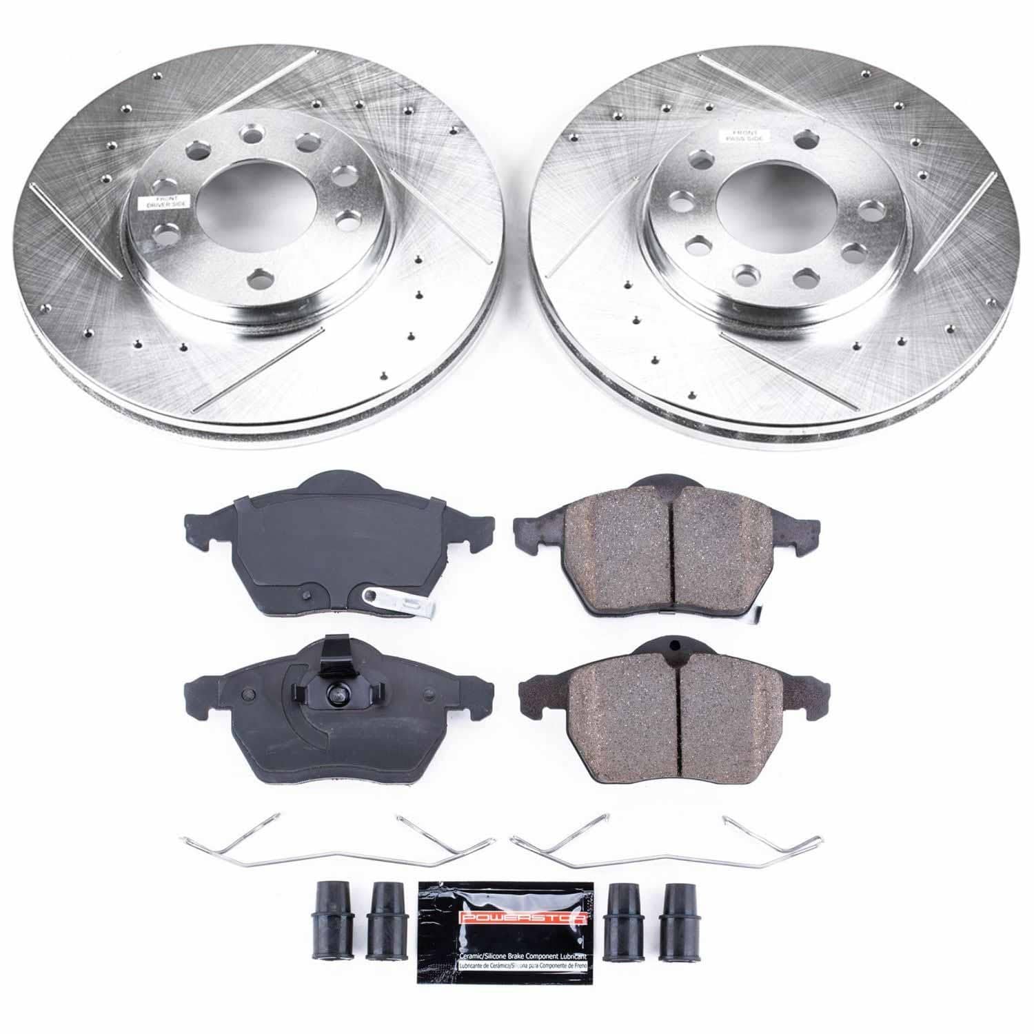 Power Stop - K834 - Front - Disc Brake Pad and Rotor Kit