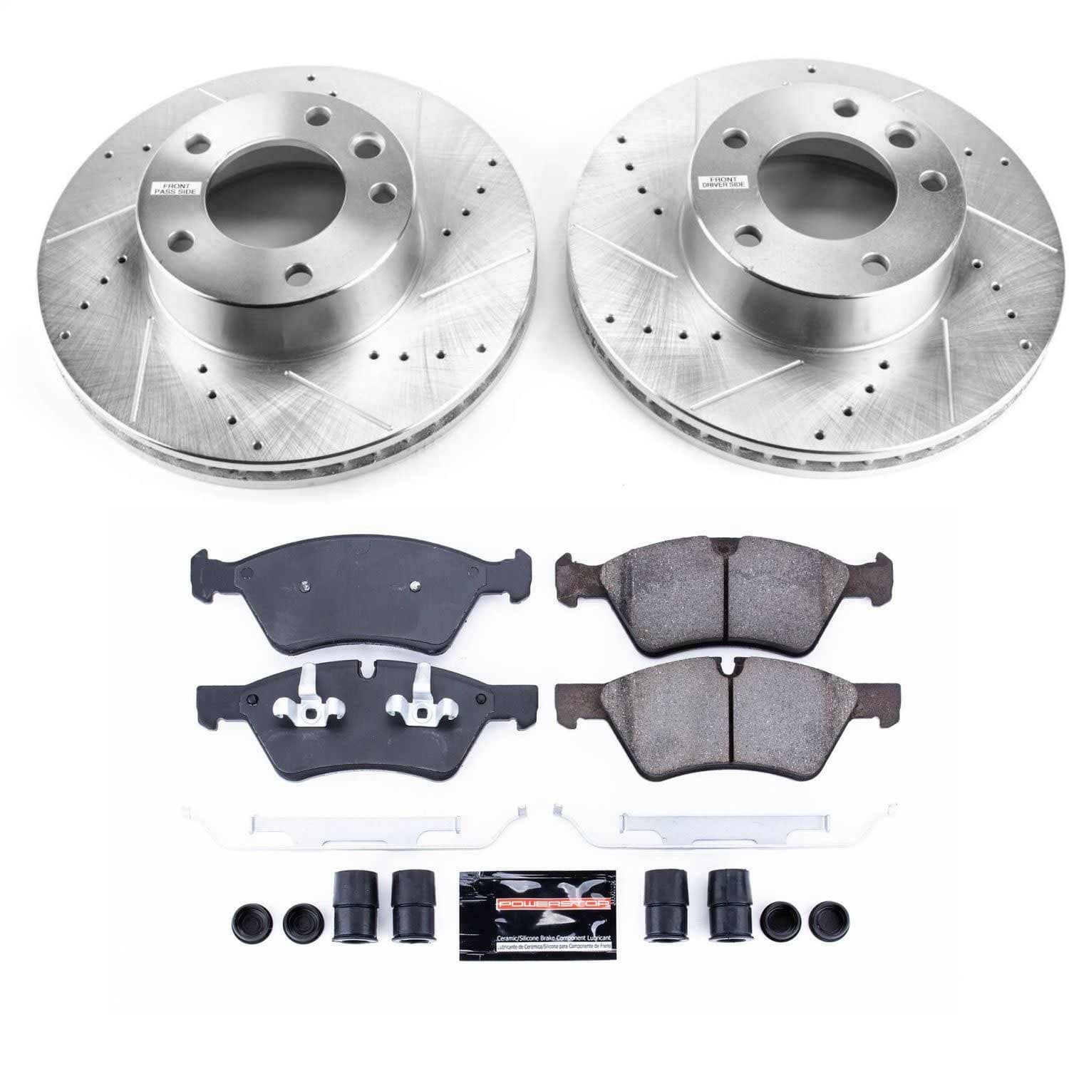 Power Stop - K8420 - Front - Disc Brake Pad and Rotor Kit