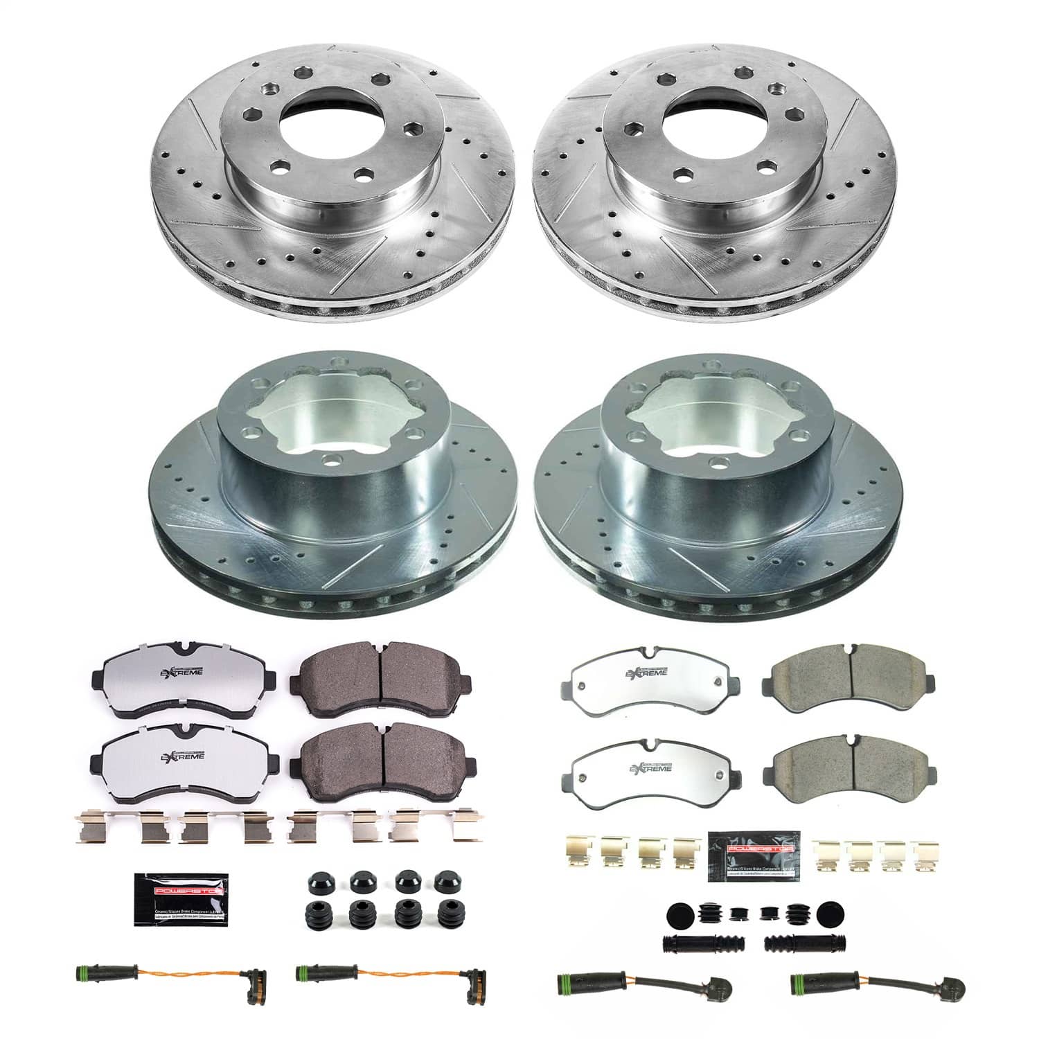 Power Stop - K8450-36 - Front and Rear - Disc Brake Pad and Rotor Kit
