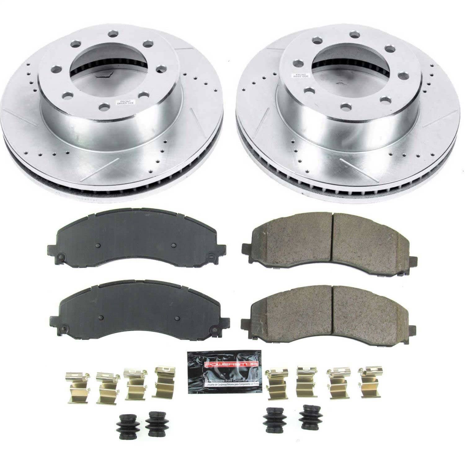 Power Stop - K8478 - Front - Disc Brake Pad and Rotor Kit