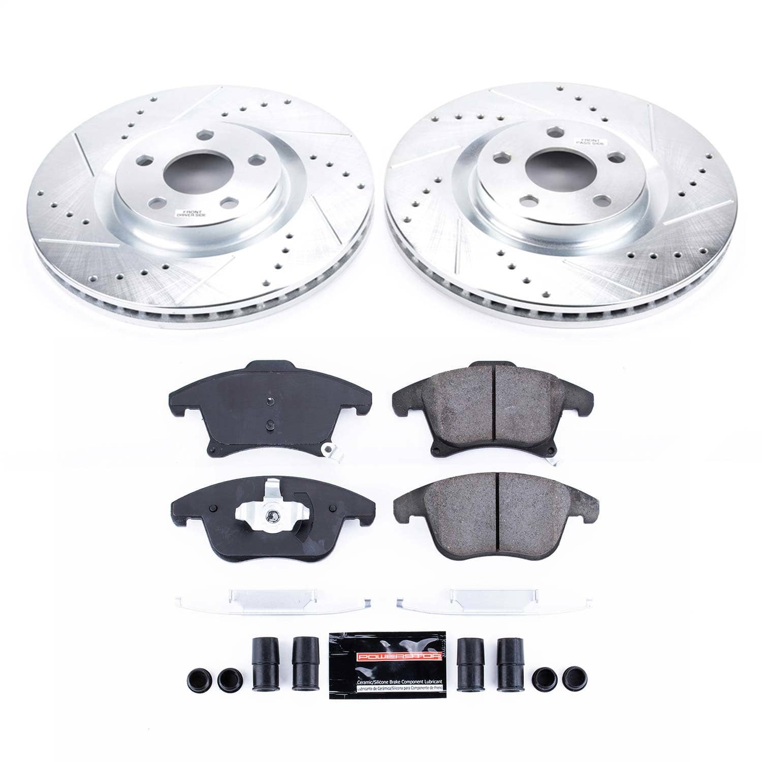 Power Stop - K8540 - Front - Disc Brake Pad and Rotor Kit