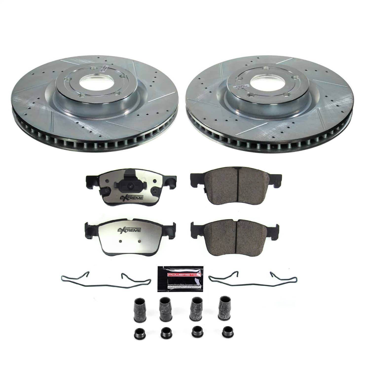 Power Stop - K8643-36 - Front - Disc Brake Pad and Rotor Kit