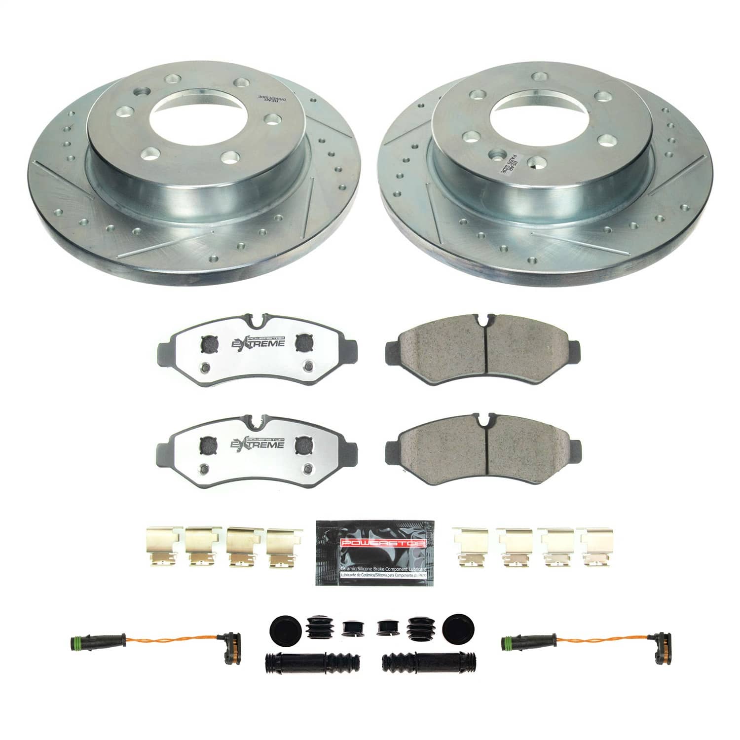 Power Stop - K8655-36 - Rear - Disc Brake Pad and Rotor Kit