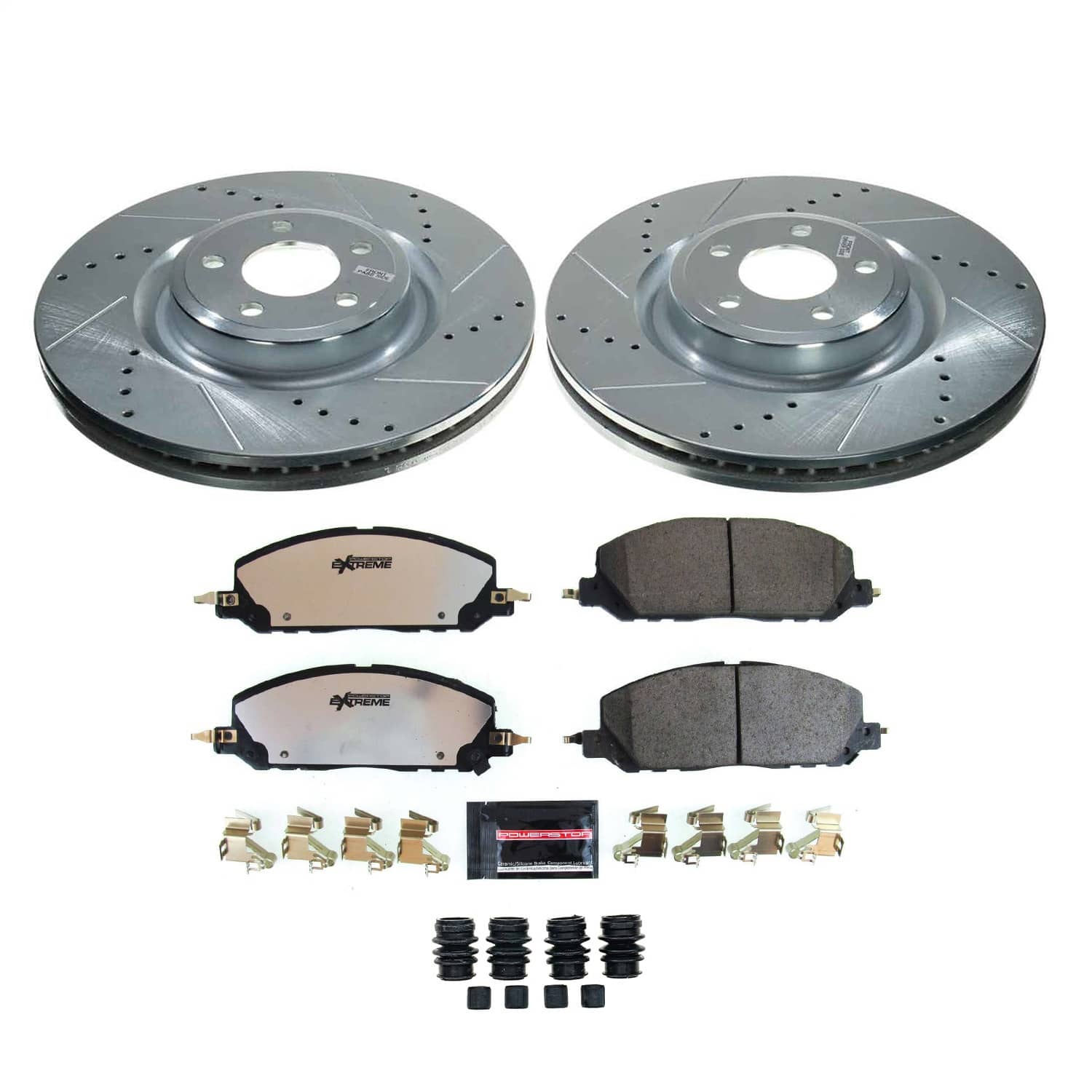 Power Stop - K8673-36 - Front - Disc Brake Pad and Rotor Kit