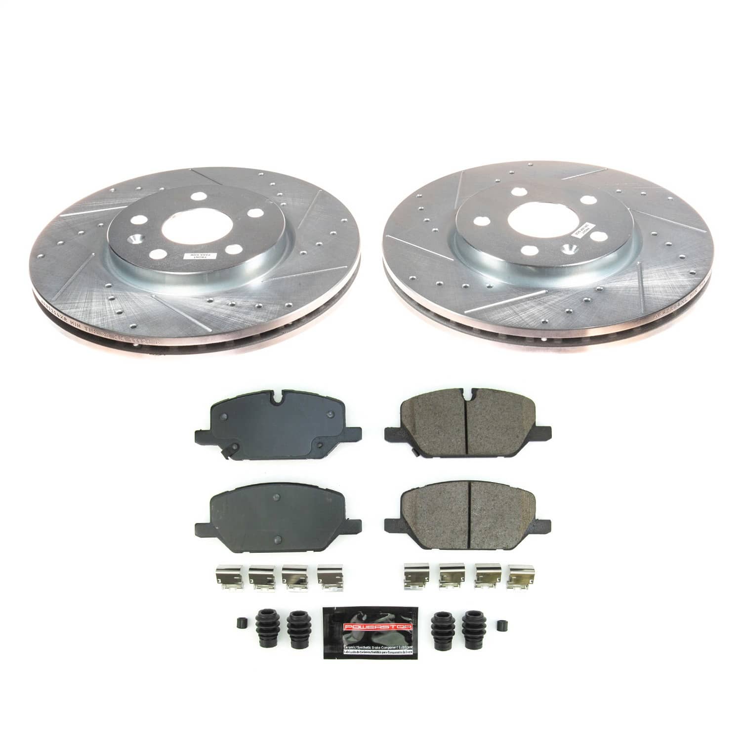 Power Stop - K8829 - Front - Disc Brake Pad and Rotor Kit
