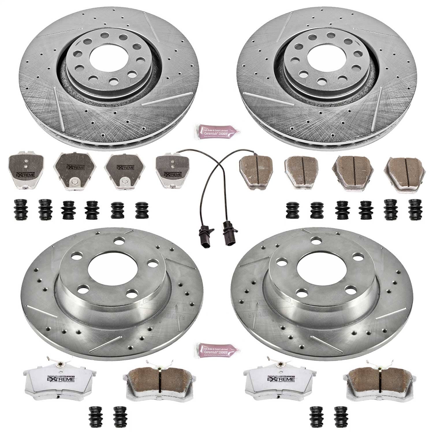 Power Stop - K889-26 - Front and Rear - Disc Brake Pad and Rotor Kit