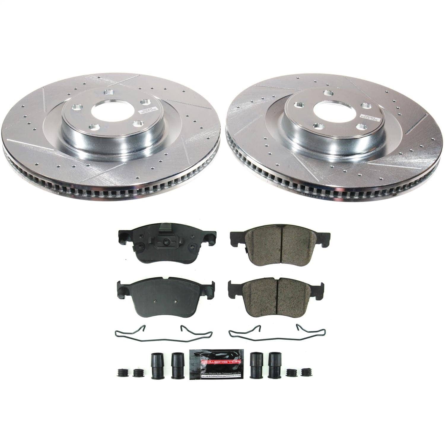 Power Stop - K8926 - Front - Disc Brake Pad and Rotor Kit