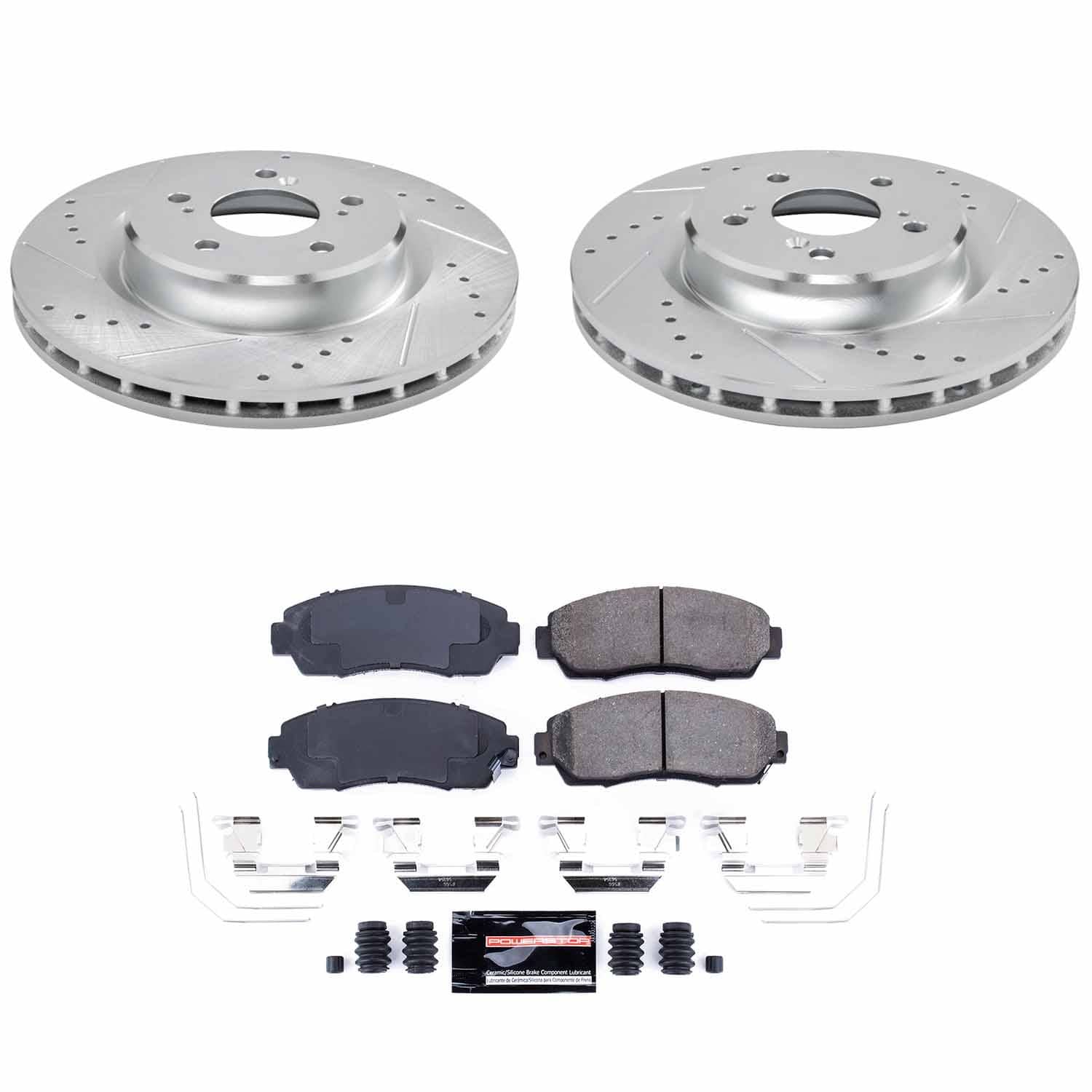 Power Stop - K8930 - Front - Disc Brake Pad and Rotor Kit