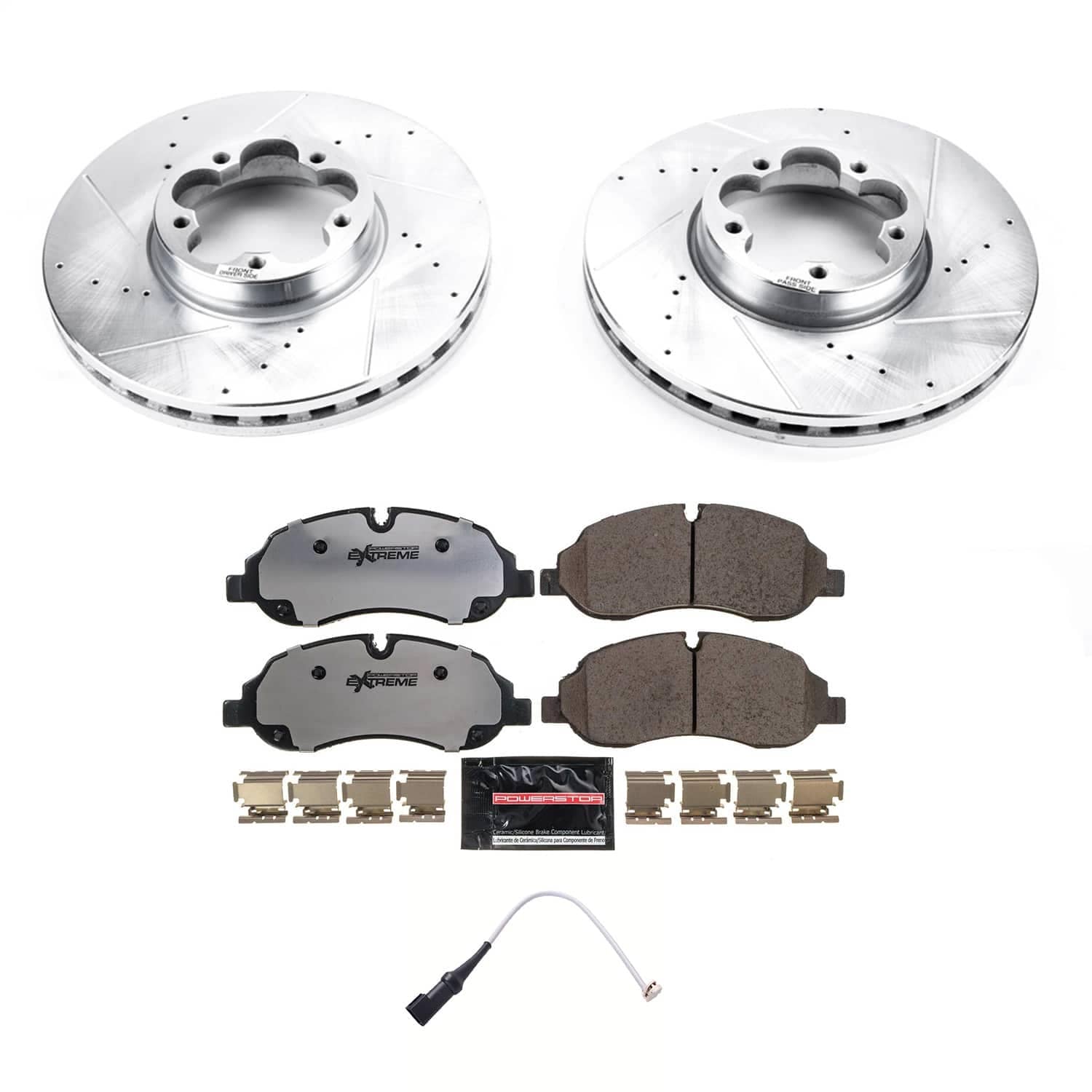 Power Stop - K8979-36 - Front - Disc Brake Pad and Rotor Kit