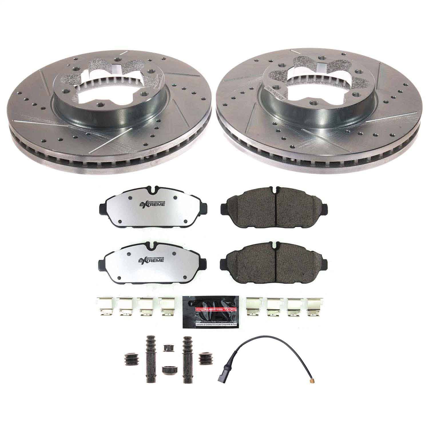 Power Stop - K8980-36 - Front - Disc Brake Pad and Rotor Kit