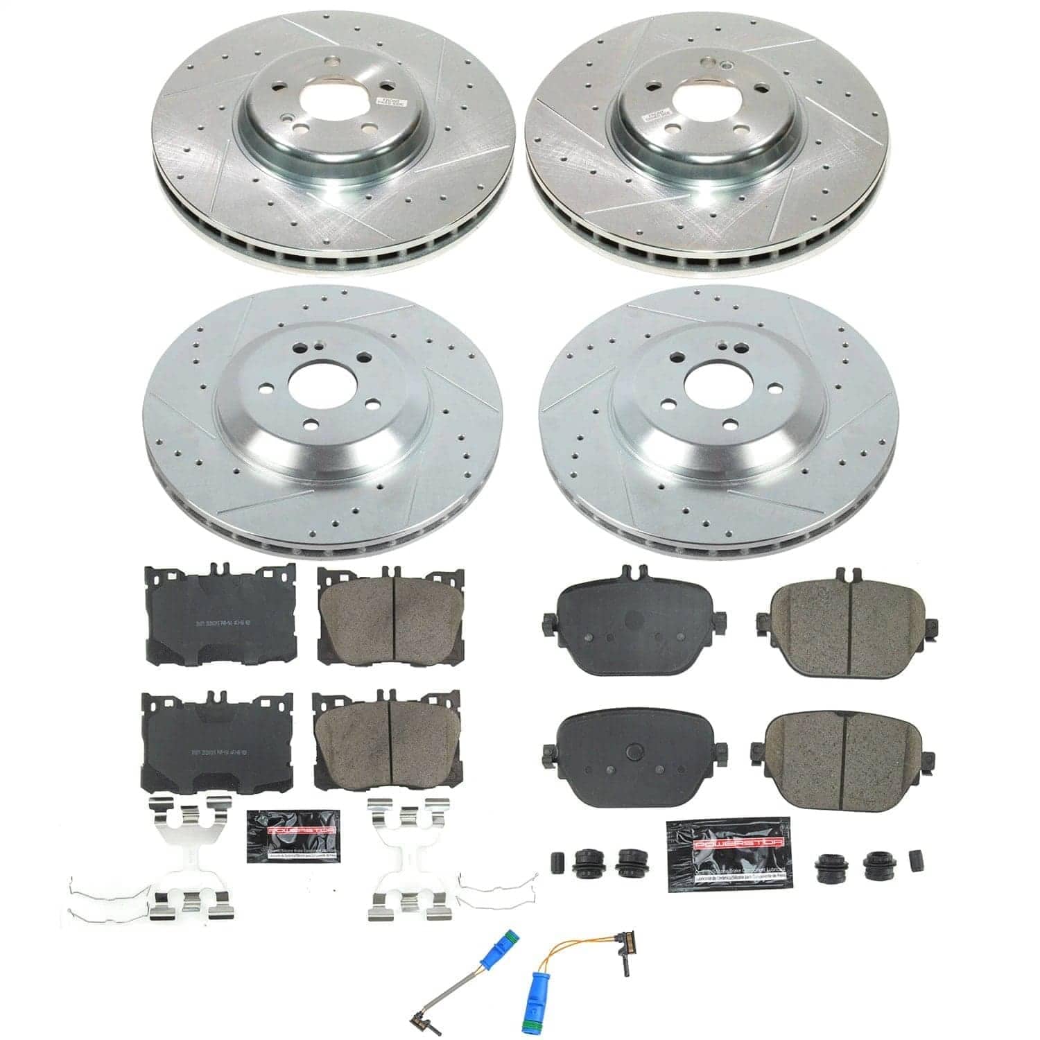 Power Stop - K9261 - Front and Rear - Disc Brake Pad and Rotor Kit
