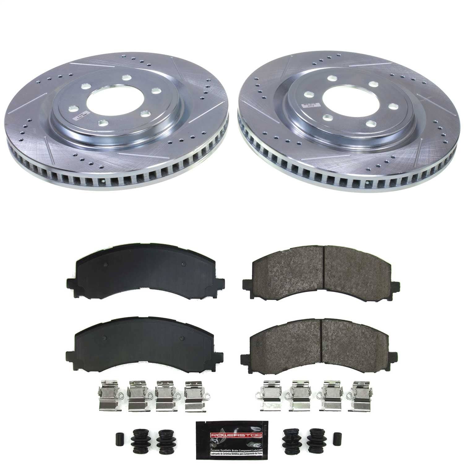 Power Stop - K9262 - Front - Disc Brake Pad and Rotor Kit