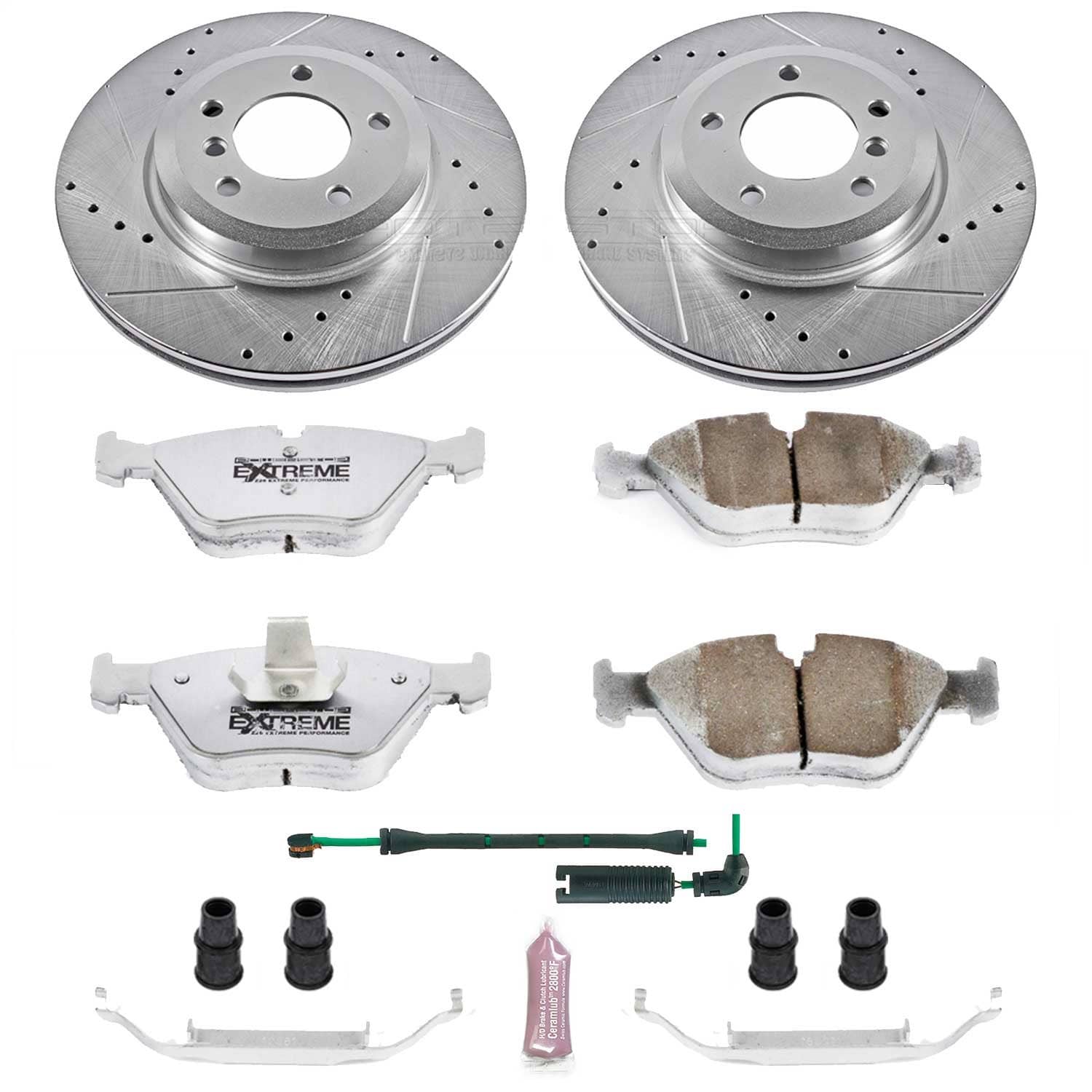 Power Stop - K933-26 - Front - Disc Brake Pad and Rotor Kit