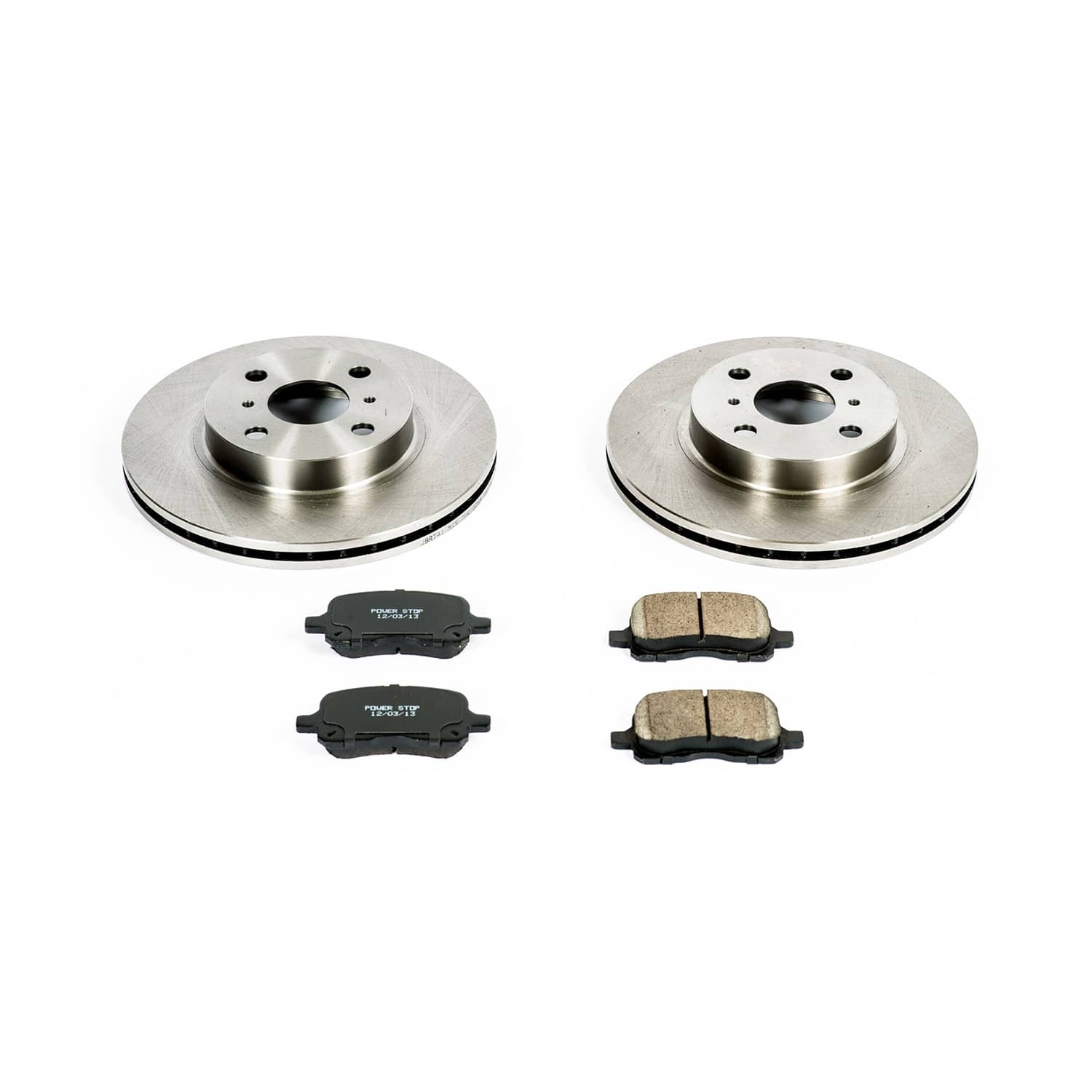 Power Stop - KOE1152 - Front - Disc Brake Pad and Rotor Kit
