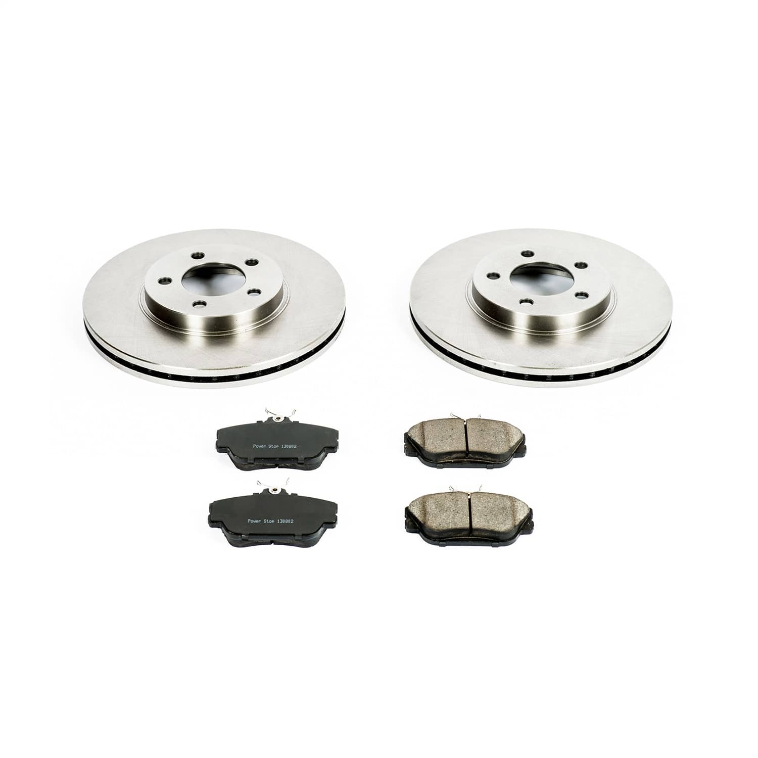 Power Stop - KOE1318 - Front - Disc Brake Pad and Rotor Kit