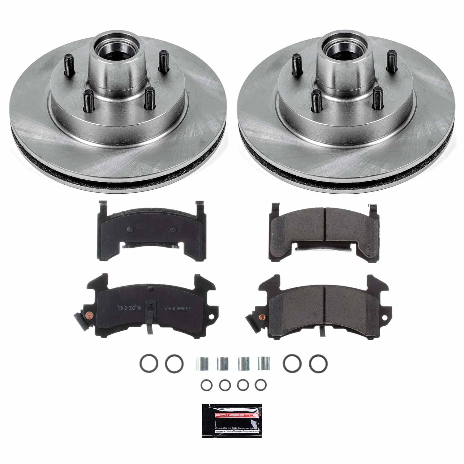 Power Stop - KOE1482 - Front - Disc Brake Pad and Rotor Kit