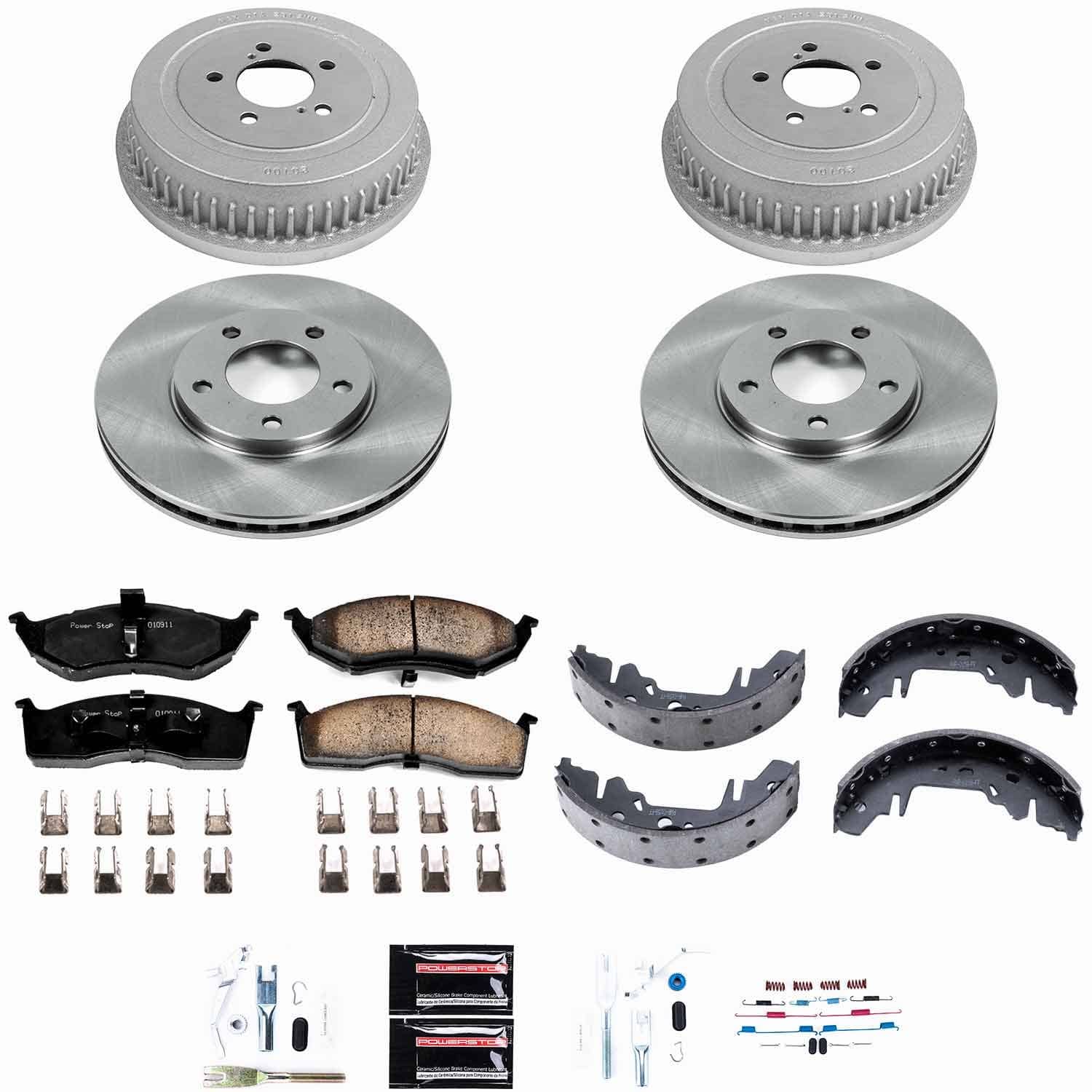 Power Stop - KOE15012DK - Complete Vehicle Disc/Drum Brake Kit